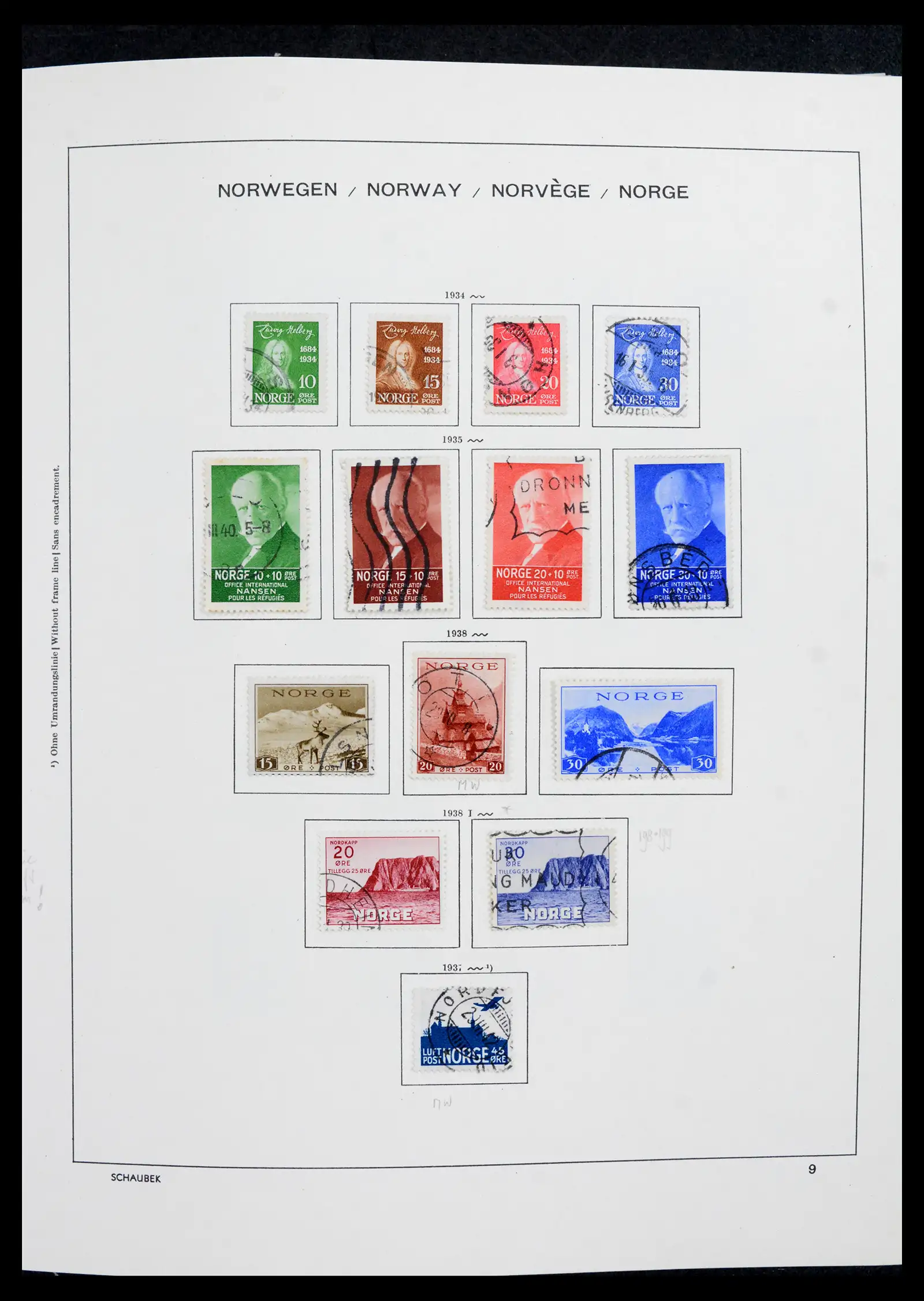 42052 0013 - Postzegelverzameling 42052 Noorwegen 1855-2000.
