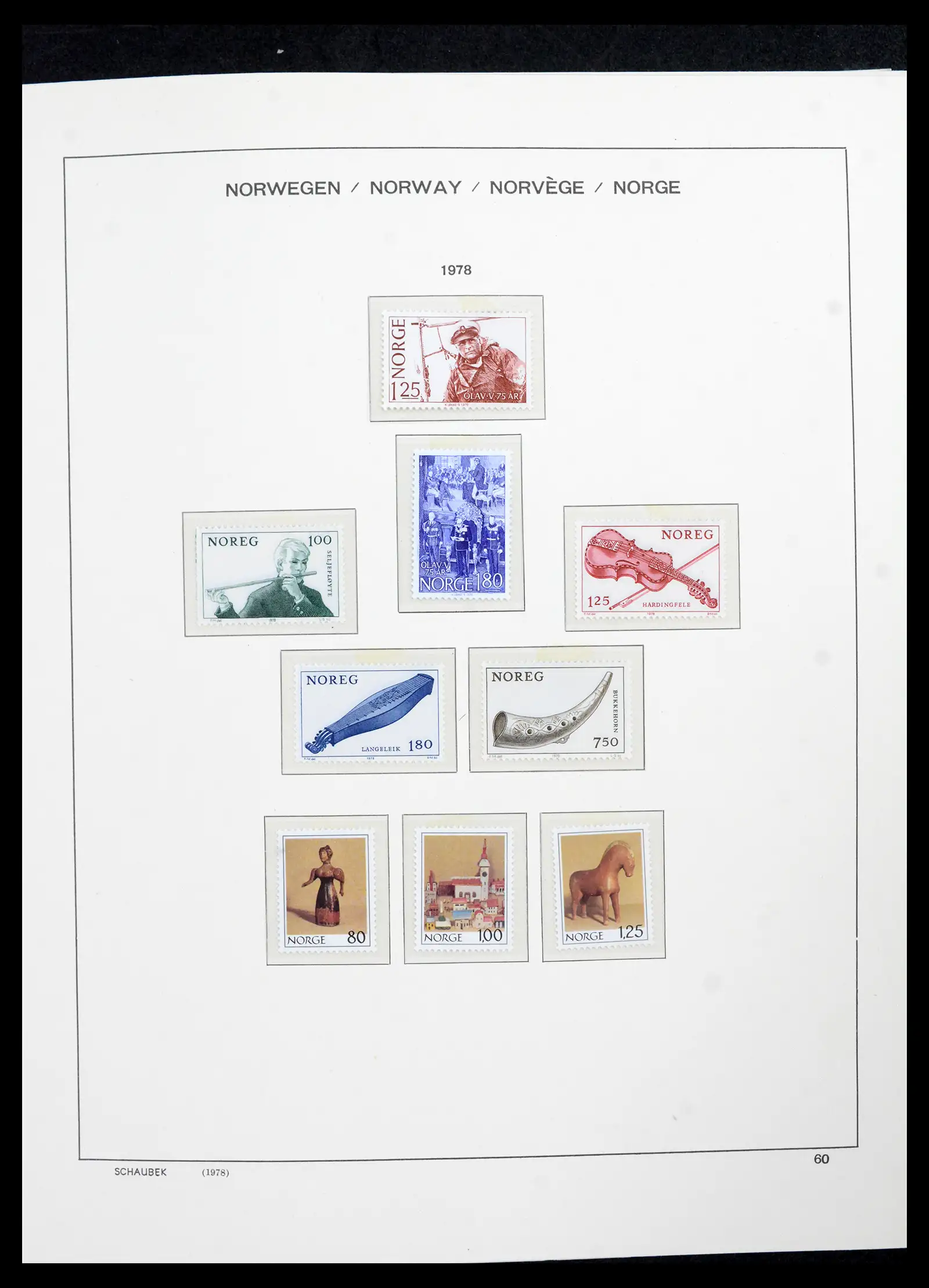 42052 0062 - Postzegelverzameling 42052 Noorwegen 1855-2000.
