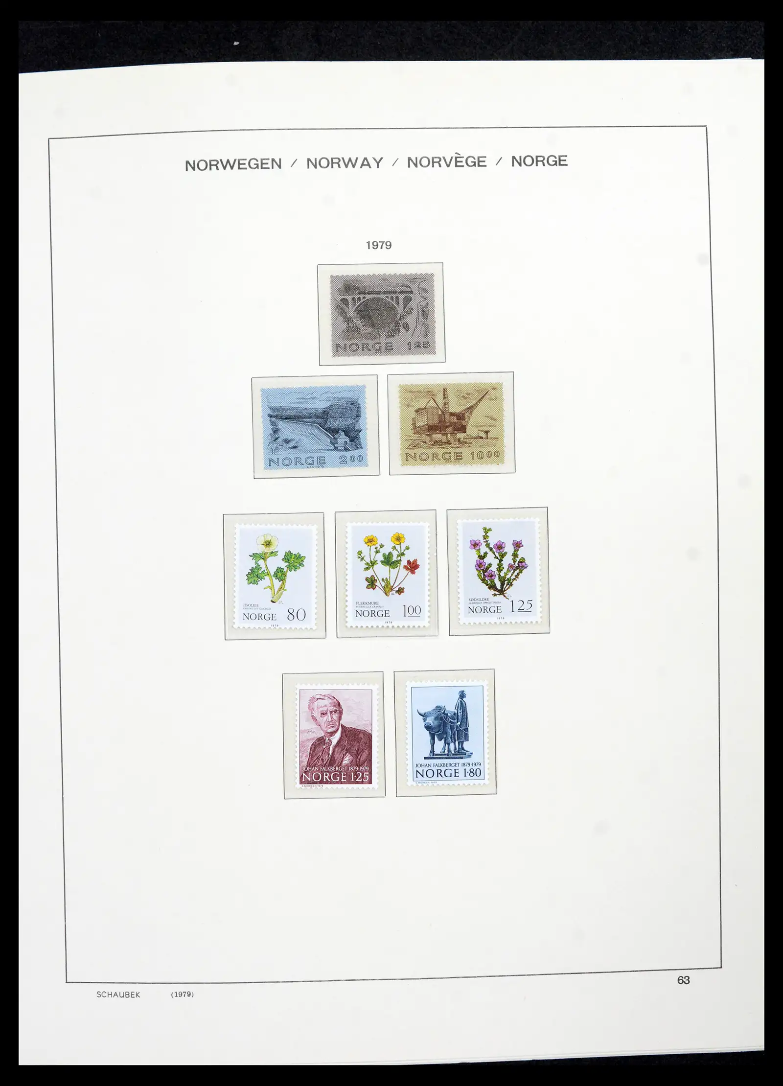 42052 0065 - Postzegelverzameling 42052 Noorwegen 1855-2000.