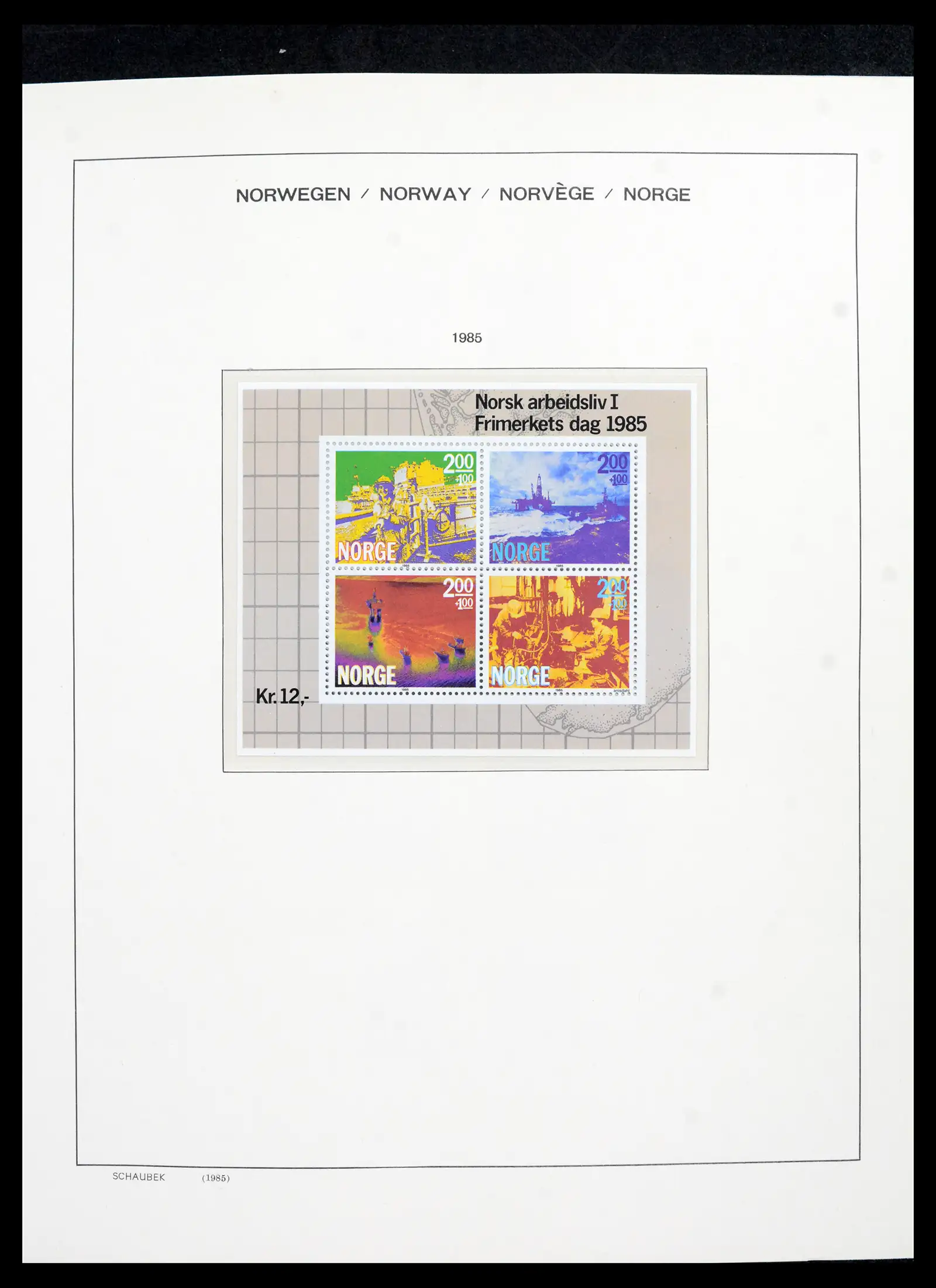 42052 0079 - Postzegelverzameling 42052 Noorwegen 1855-2000.