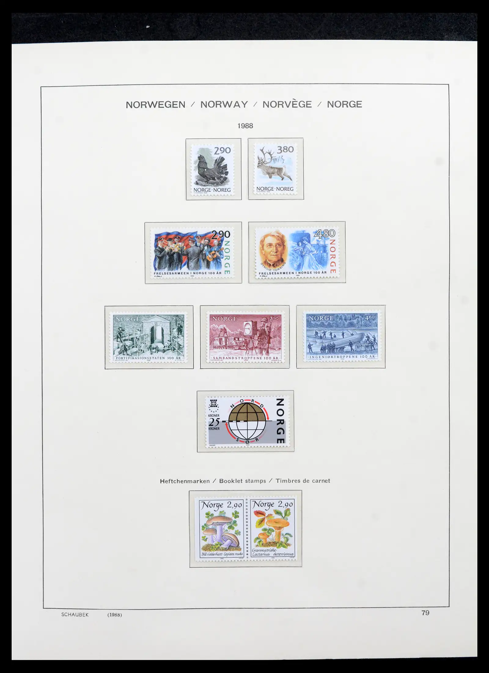 42052 0086 - Postzegelverzameling 42052 Noorwegen 1855-2000.