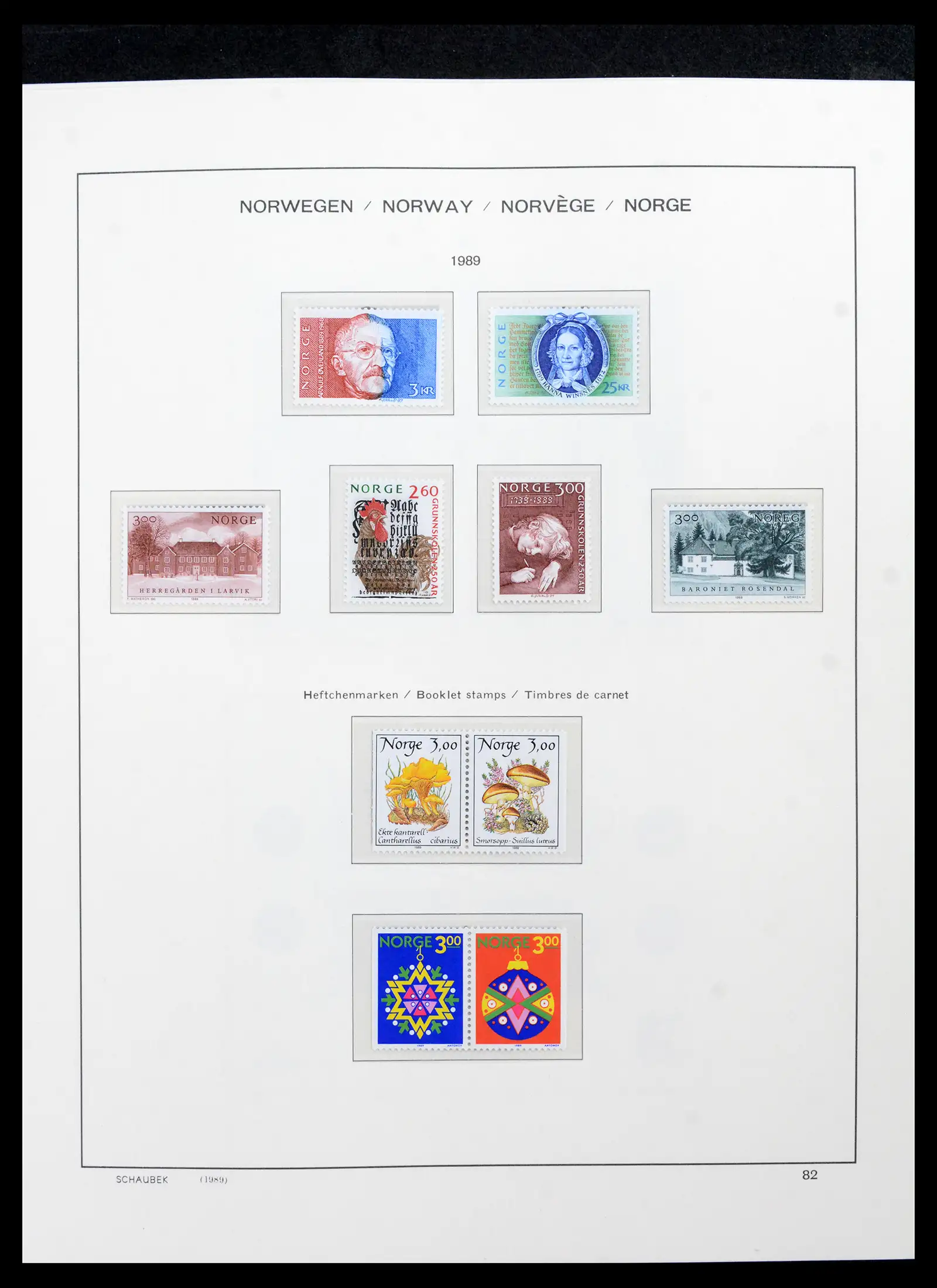 42052 0090 - Postzegelverzameling 42052 Noorwegen 1855-2000.