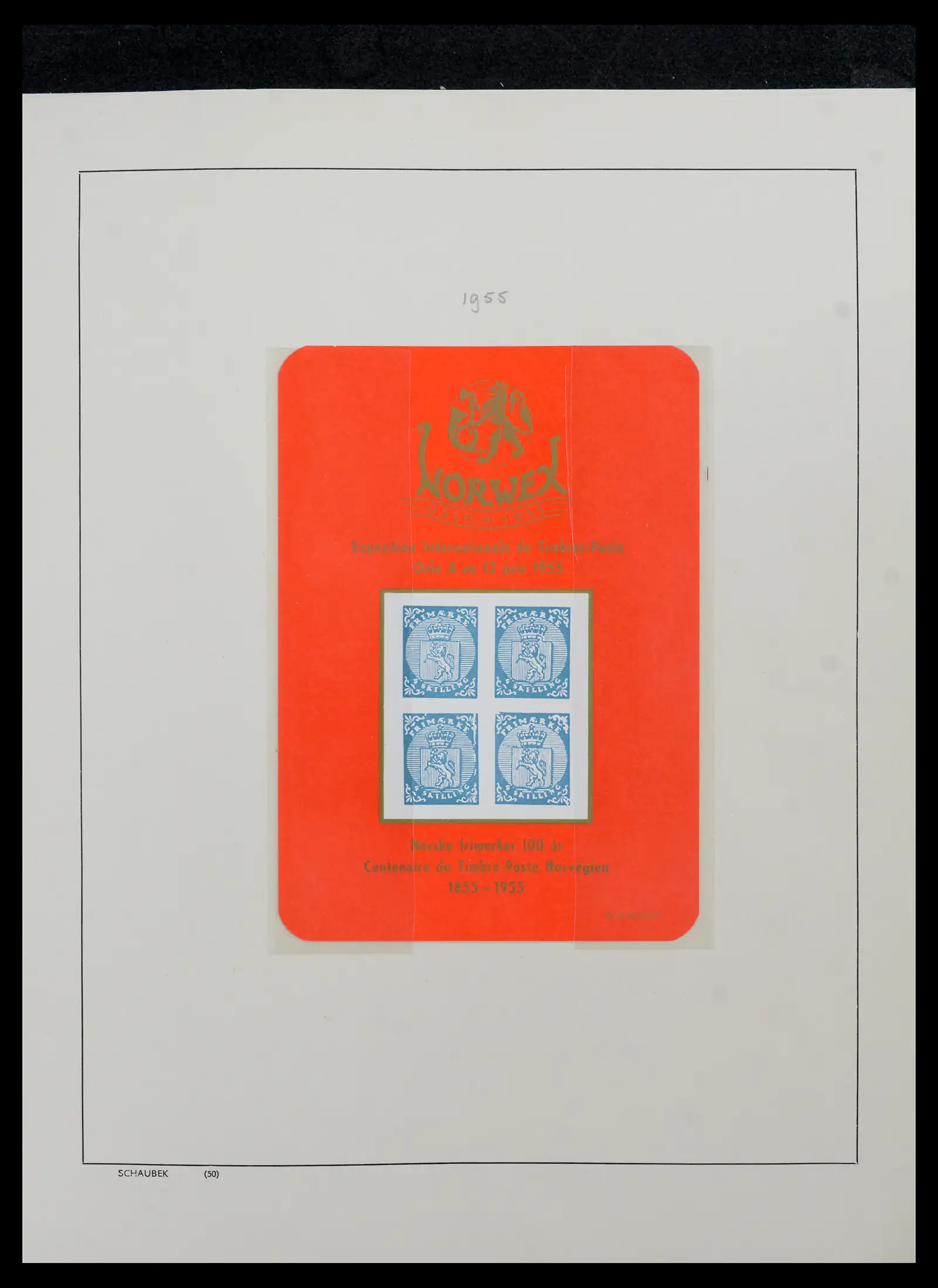 42052 0099 - Postzegelverzameling 42052 Noorwegen 1855-2000.