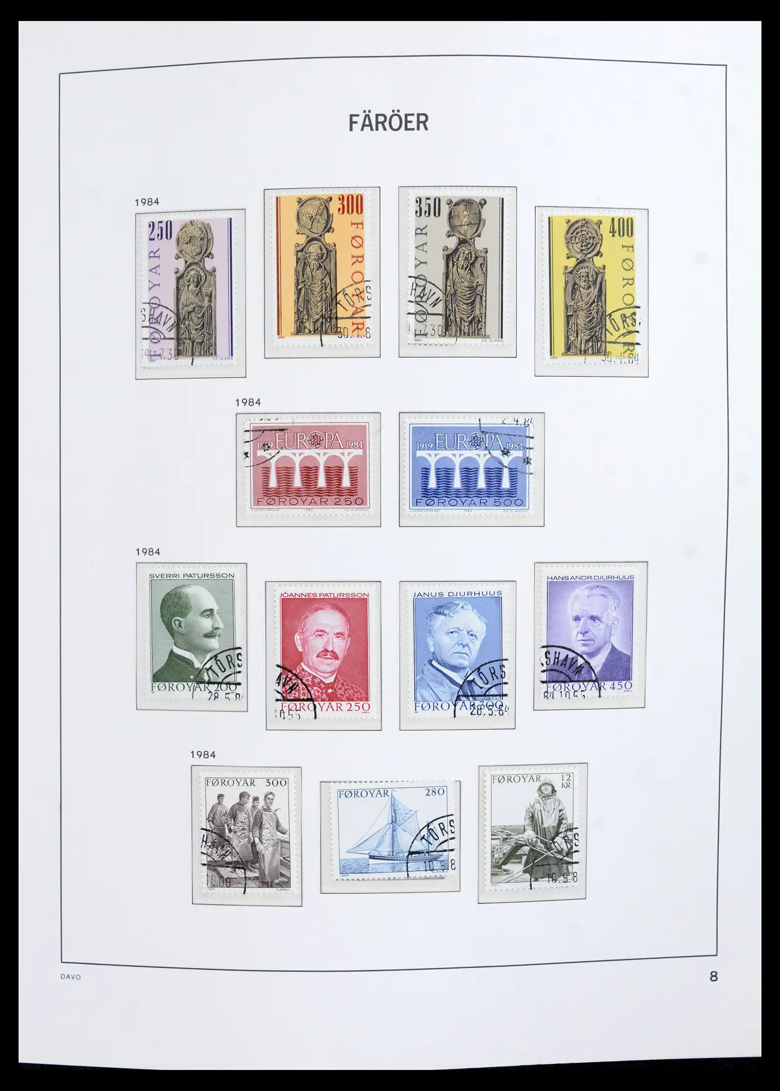 42053 0011 - Postzegelverzameling 42053 Faroër 1919-2003.