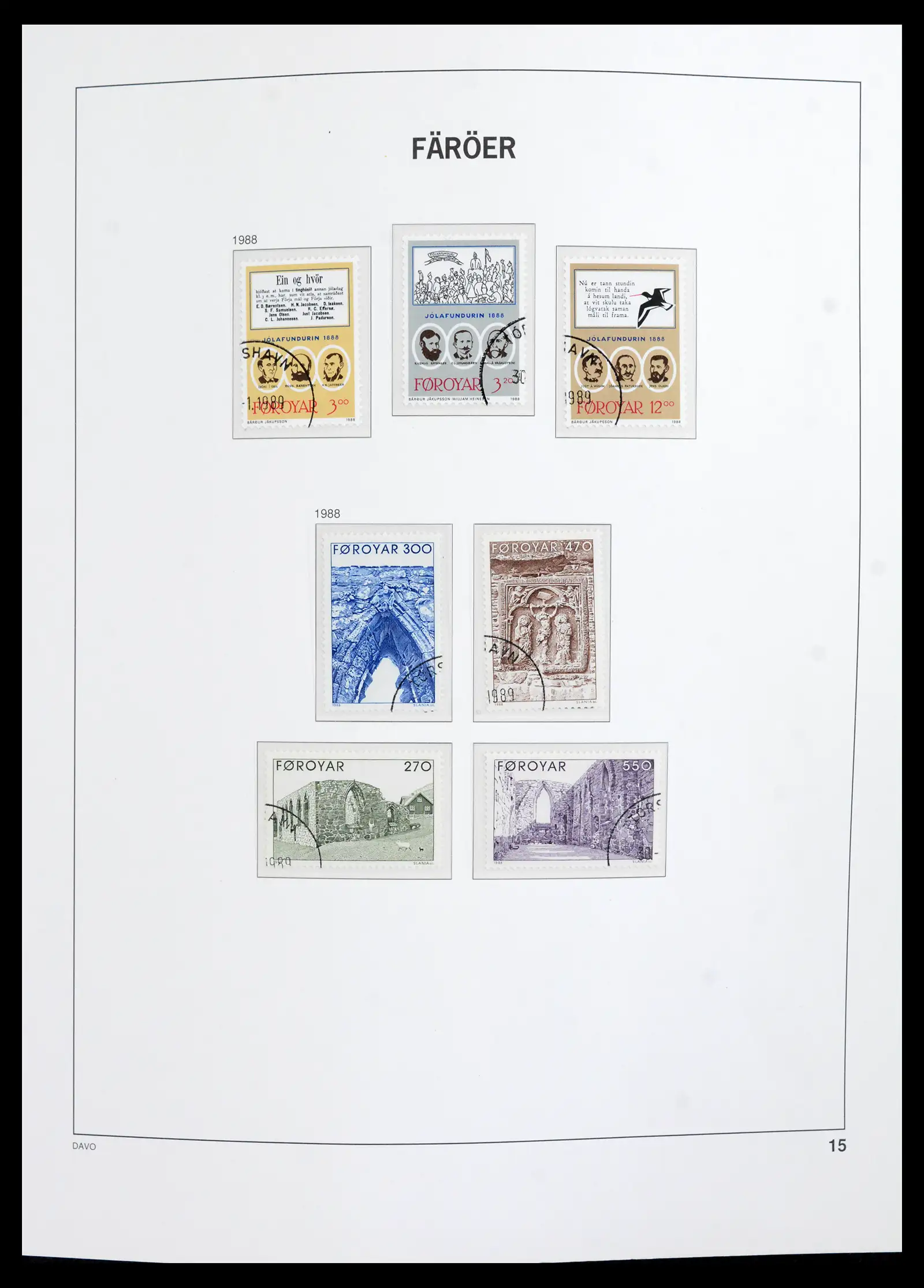 42053 0018 - Postzegelverzameling 42053 Faroër 1919-2003.