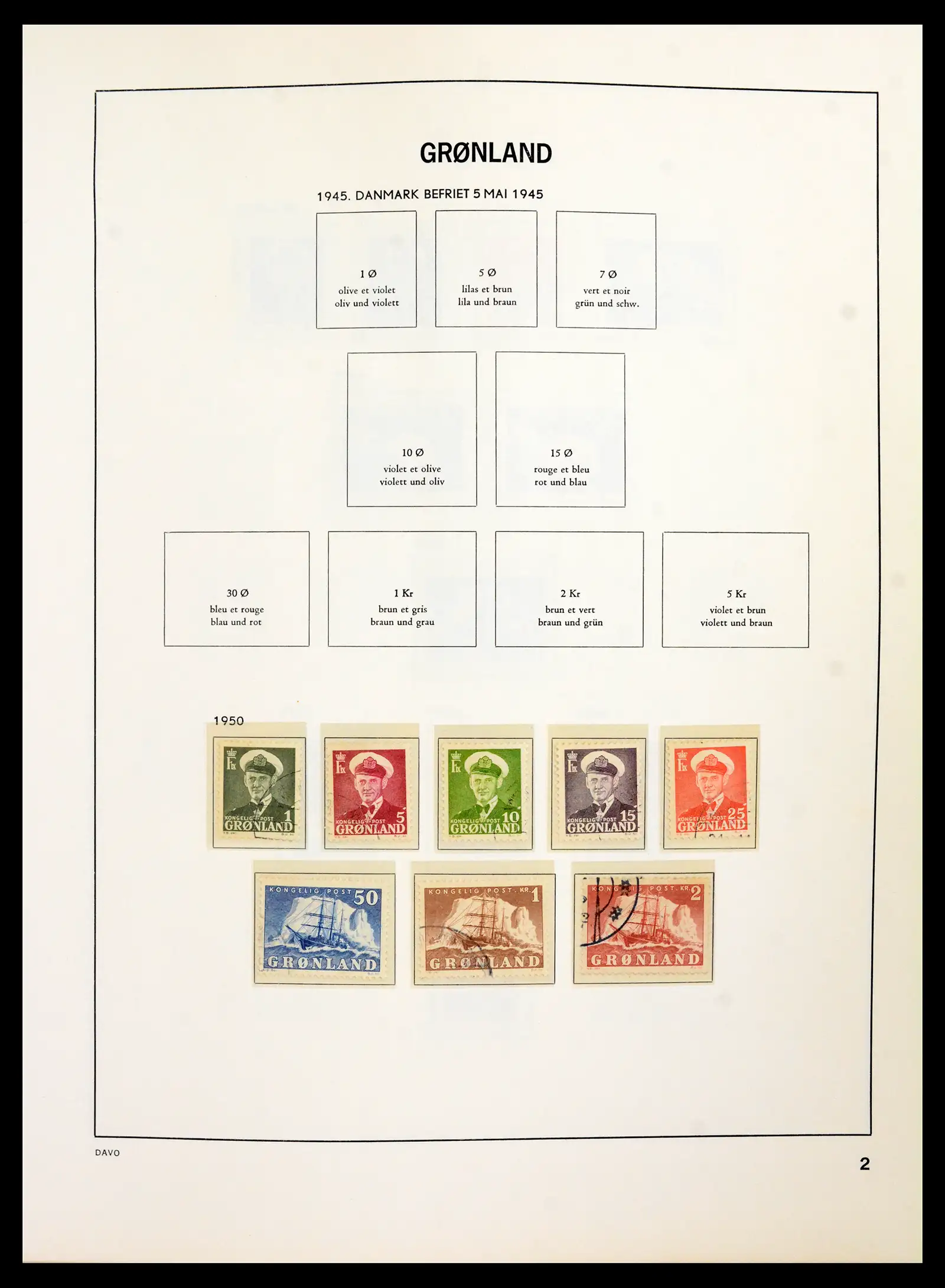 42053 0067 - Postzegelverzameling 42053 Faroër 1919-2003.