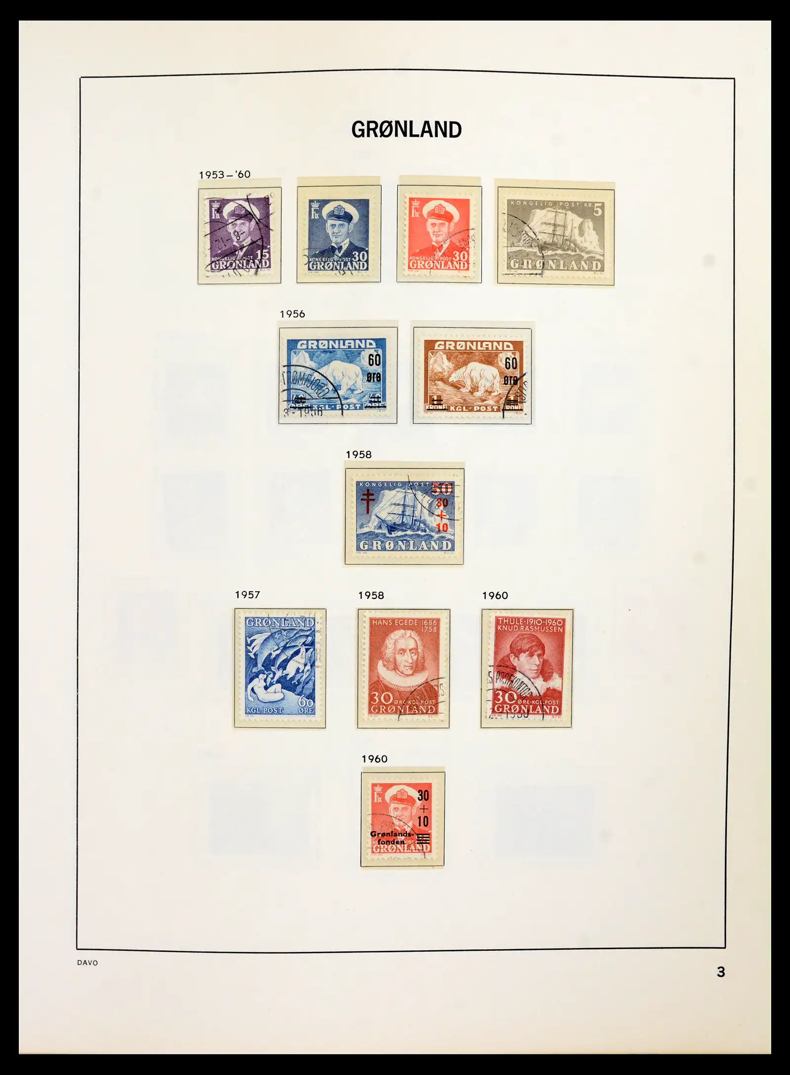 42053 0068 - Postzegelverzameling 42053 Faroër 1919-2003.