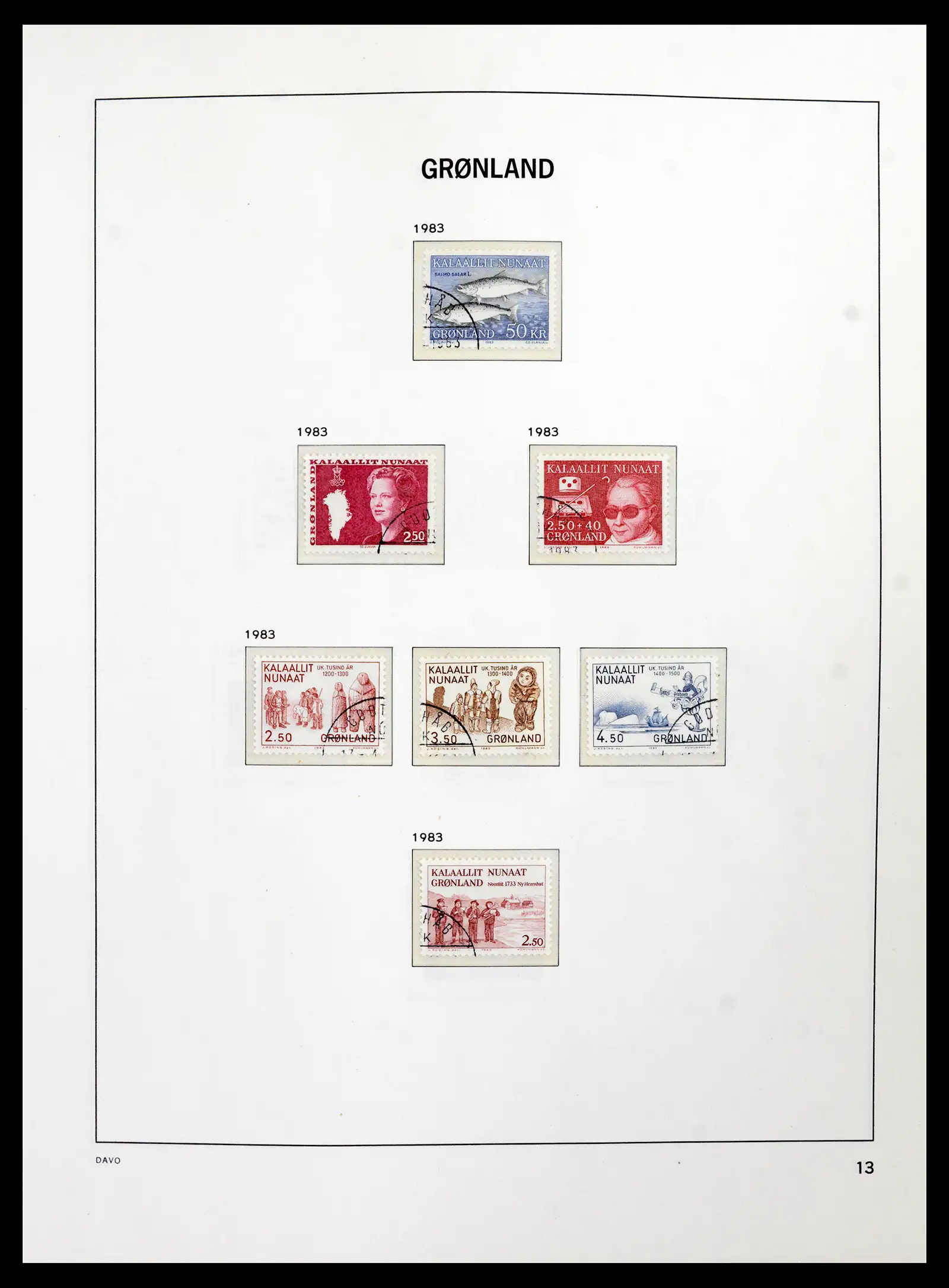 42053 0078 - Postzegelverzameling 42053 Faroër 1919-2003.