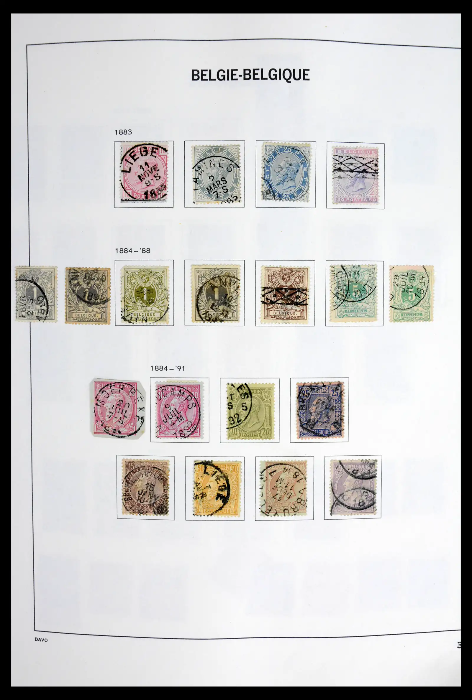 42062 0003 - Postzegelverzameling 42062 België 1849-1991.