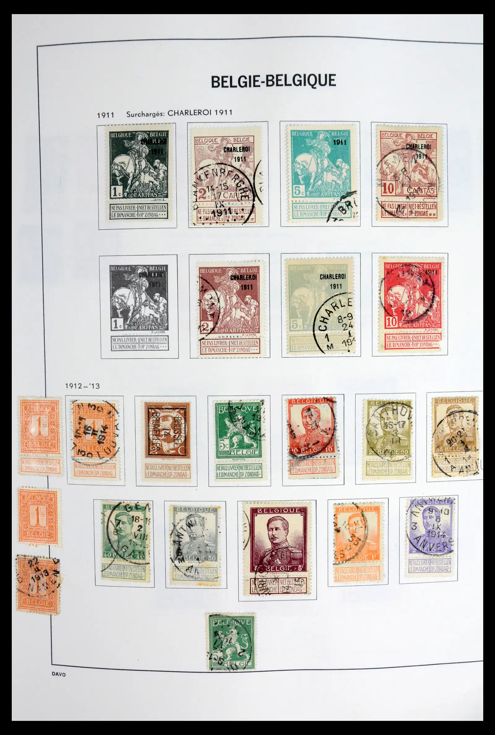 42062 0007 - Postzegelverzameling 42062 België 1849-1991.