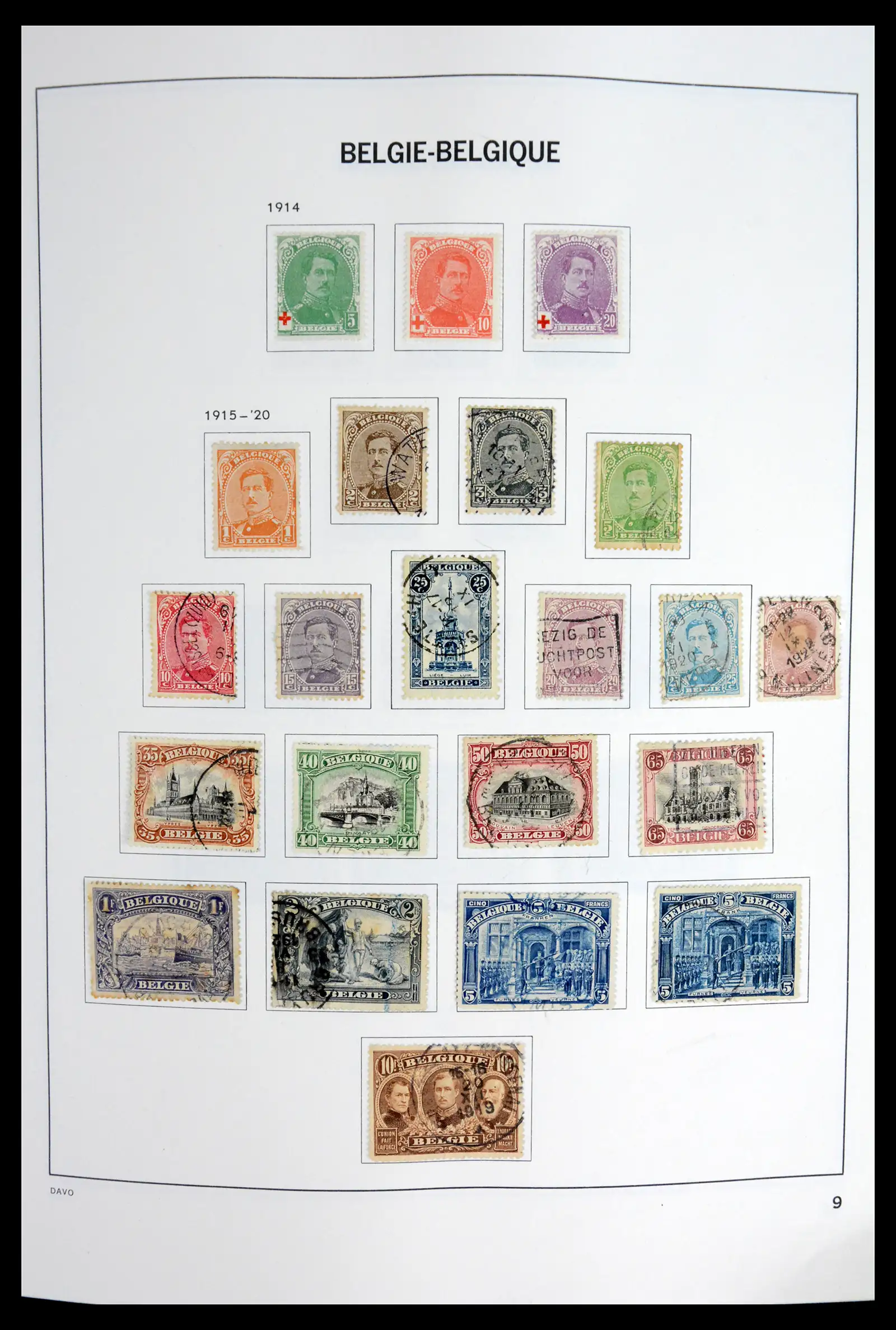 42062 0009 - Postzegelverzameling 42062 België 1849-1991.