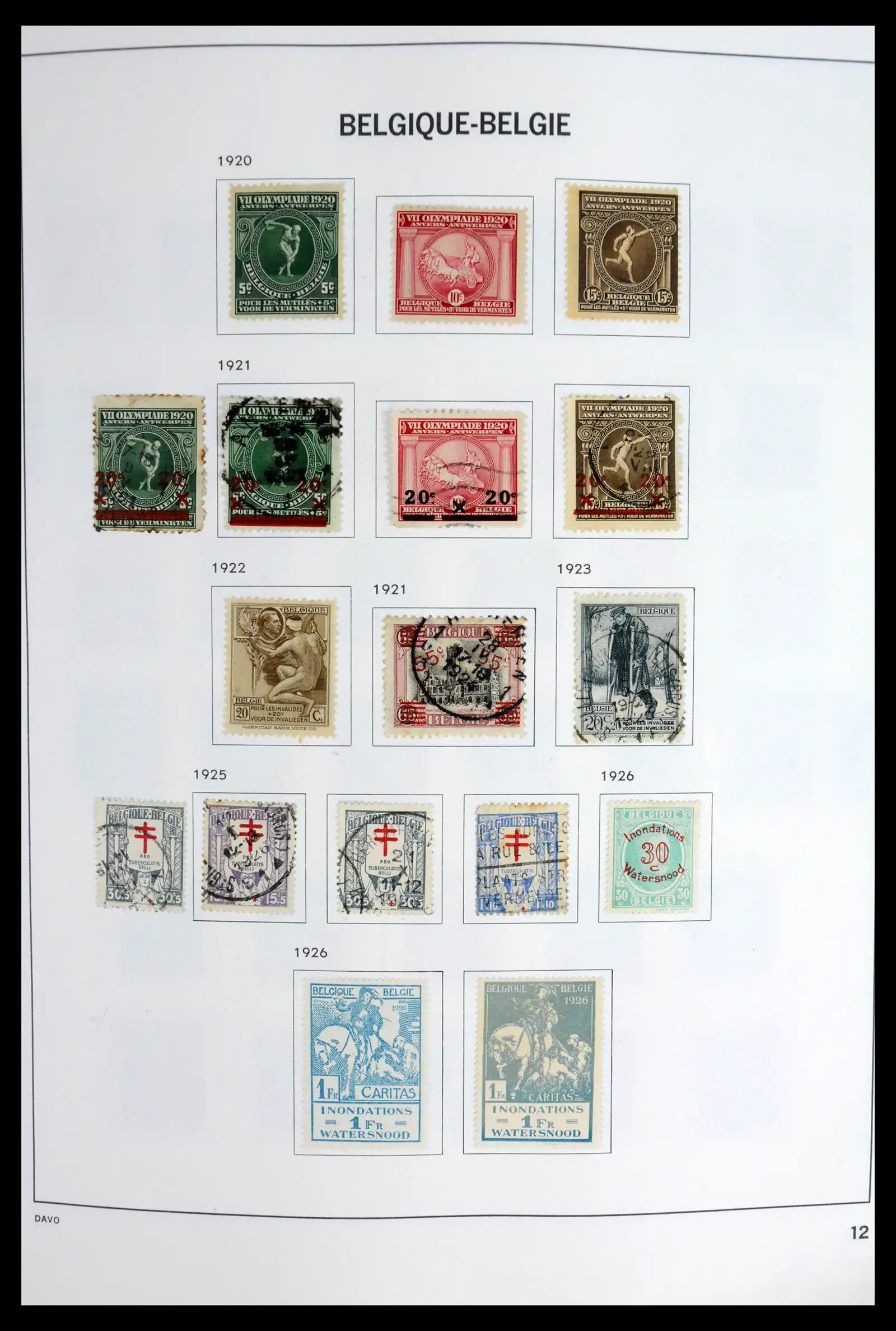 42062 0012 - Postzegelverzameling 42062 België 1849-1991.