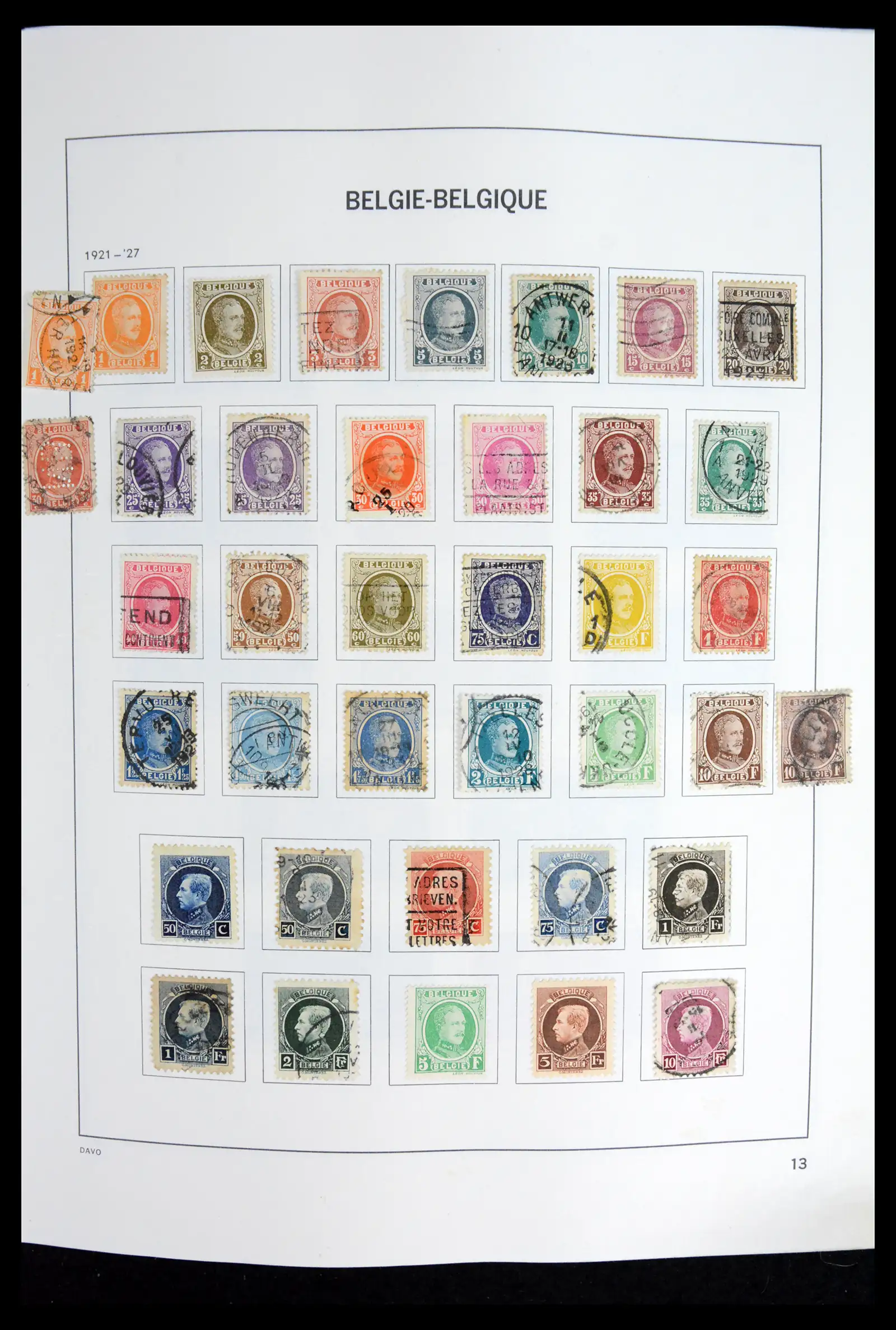 42062 0013 - Postzegelverzameling 42062 België 1849-1991.