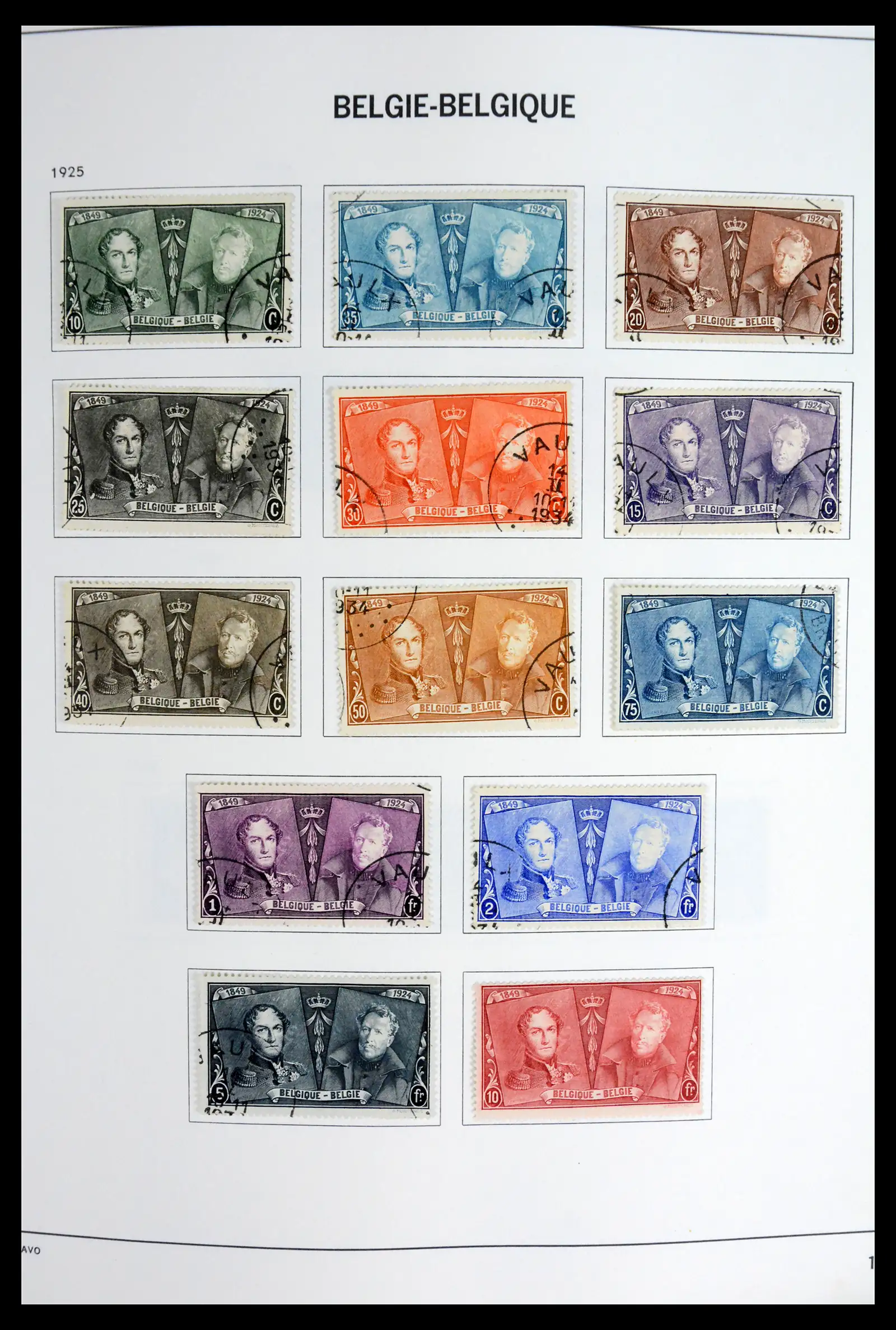 42062 0014 - Postzegelverzameling 42062 België 1849-1991.