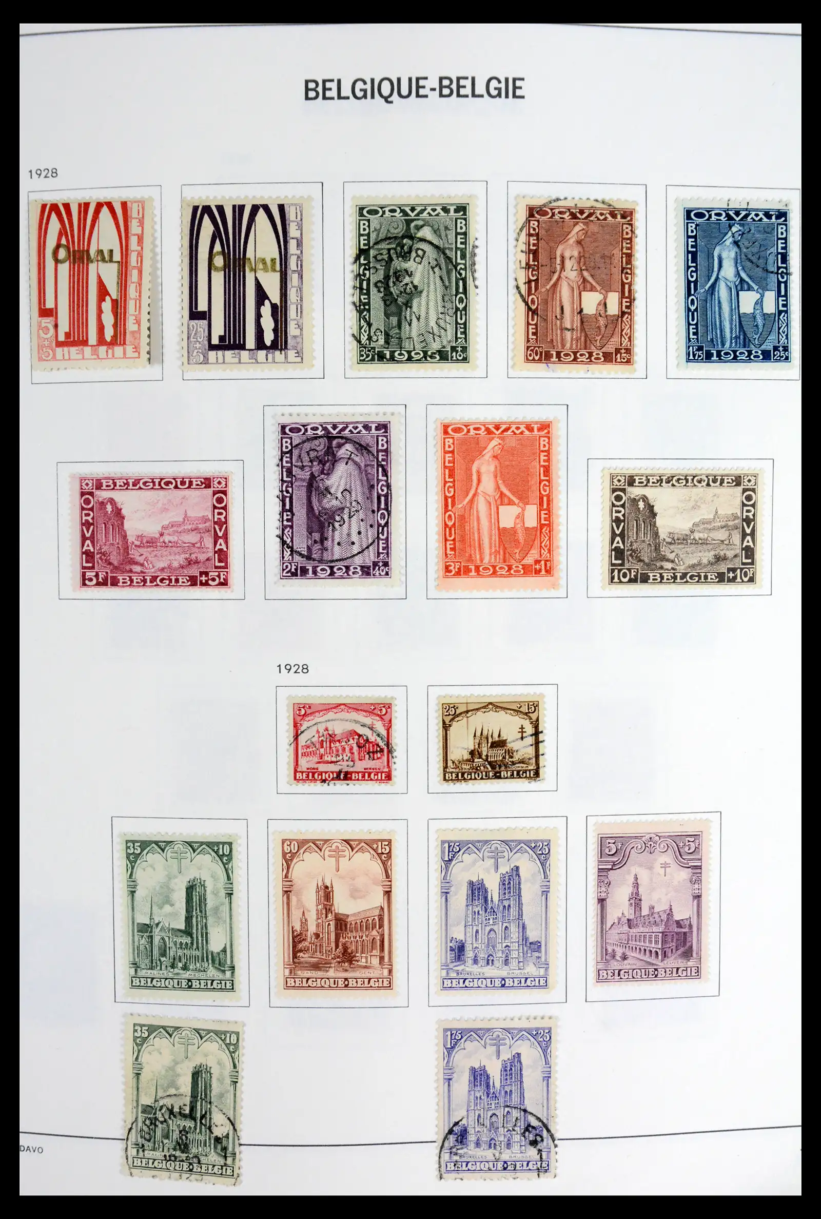 42062 0016 - Postzegelverzameling 42062 België 1849-1991.