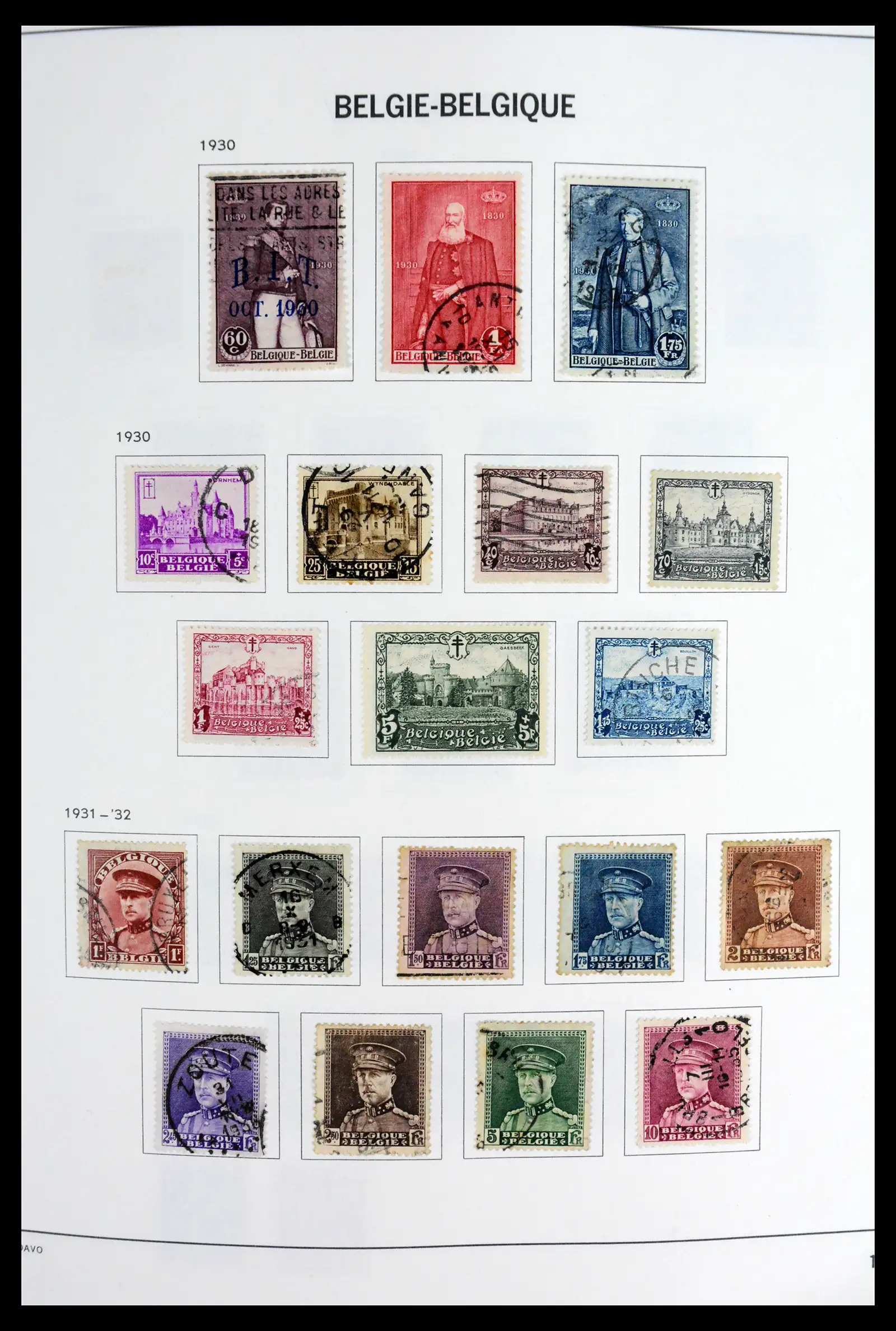 42062 0019 - Postzegelverzameling 42062 België 1849-1991.