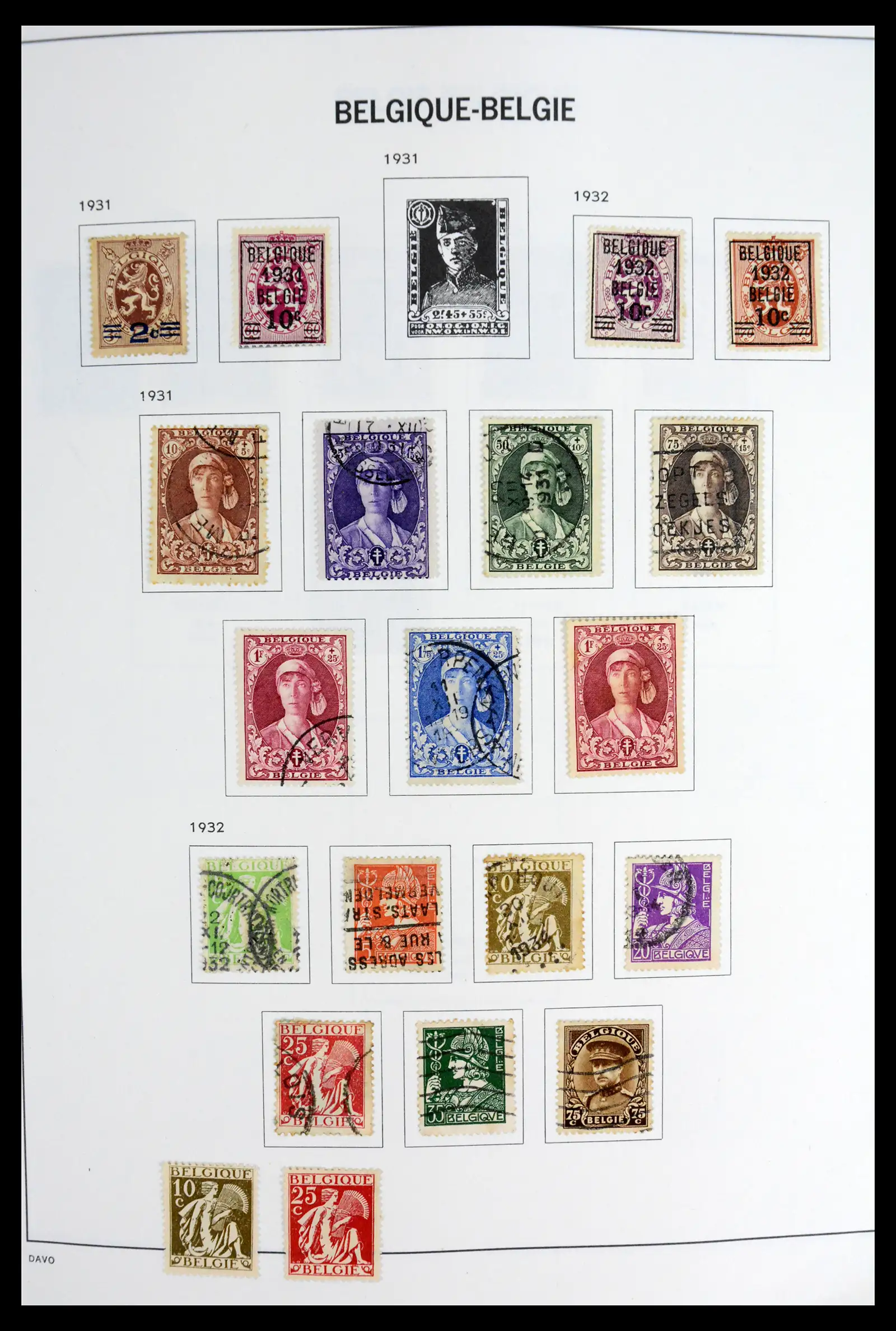 42062 0020 - Postzegelverzameling 42062 België 1849-1991.