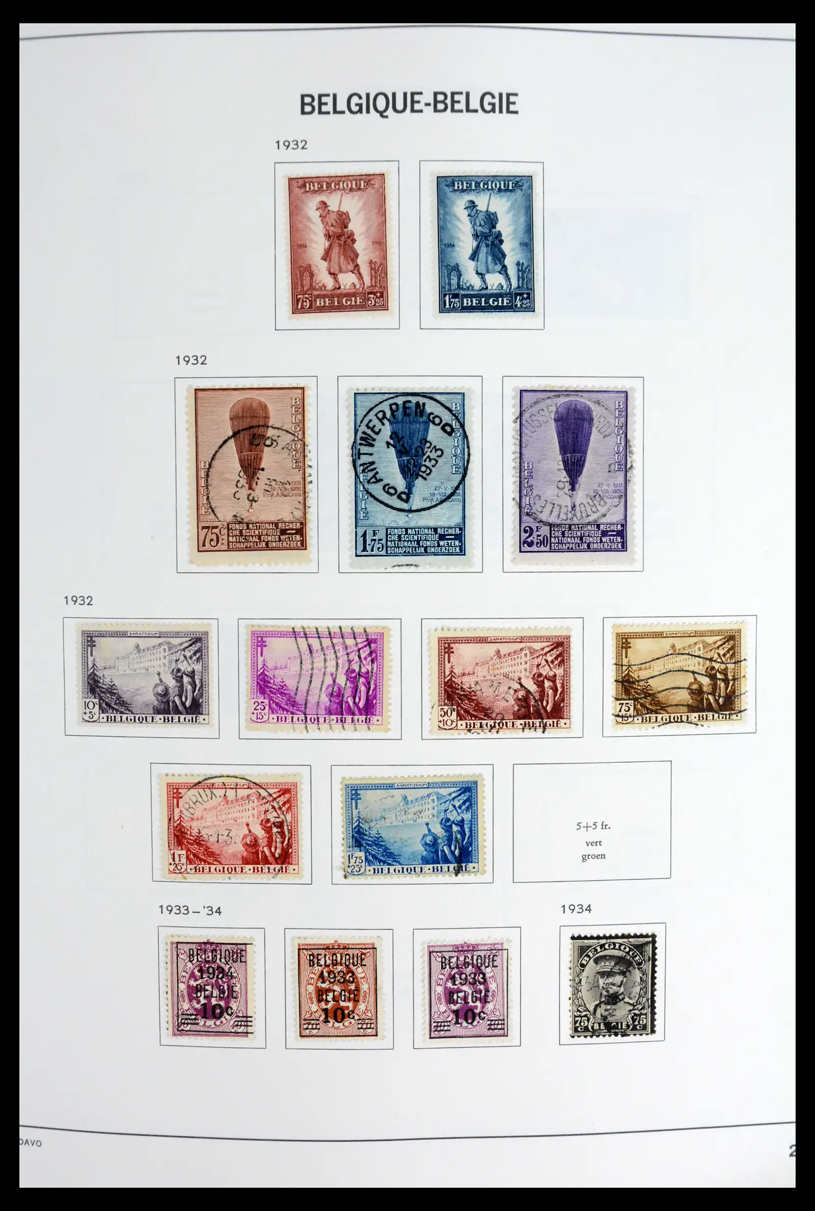 42062 0022 - Postzegelverzameling 42062 België 1849-1991.