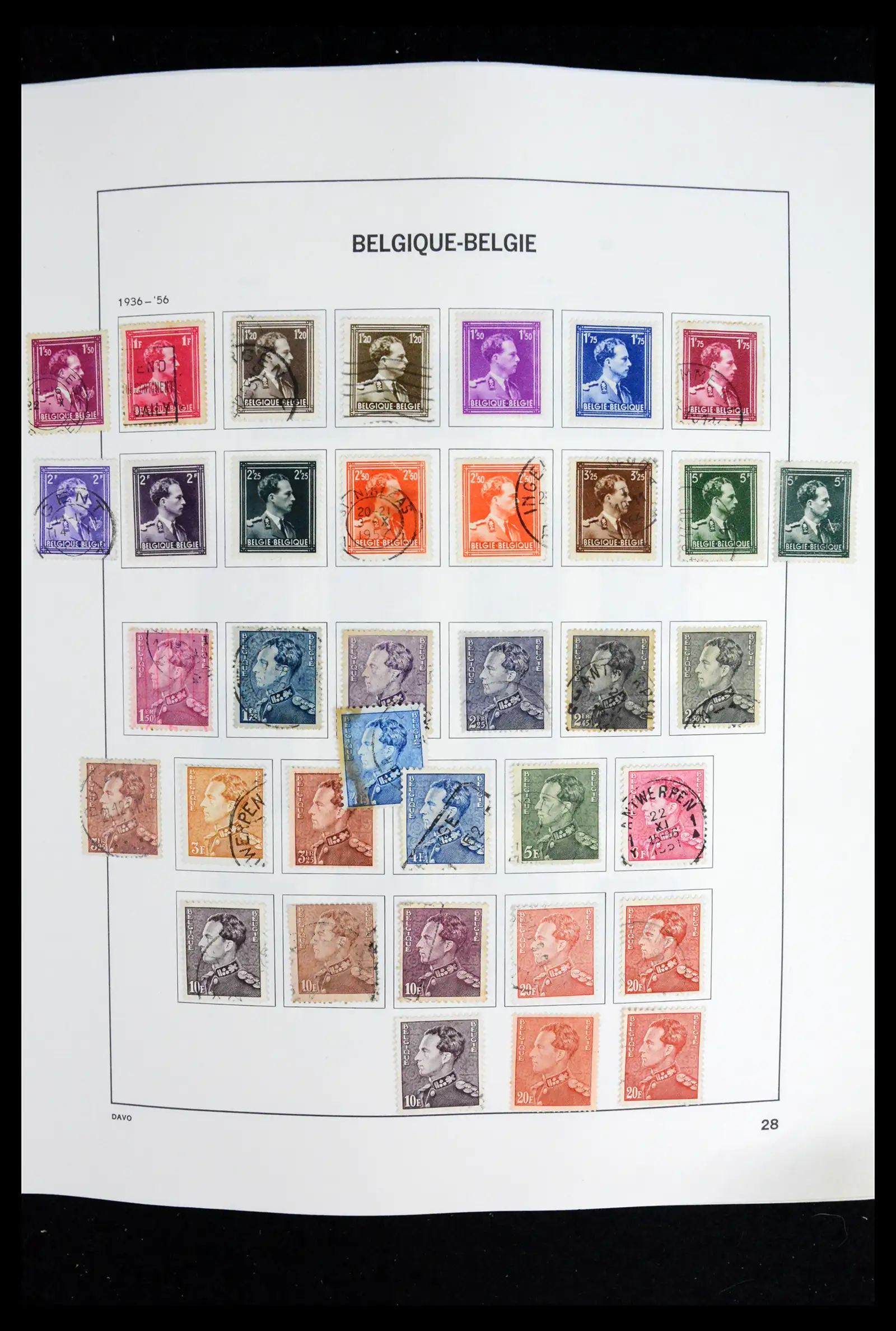 42062 0027 - Postzegelverzameling 42062 België 1849-1991.