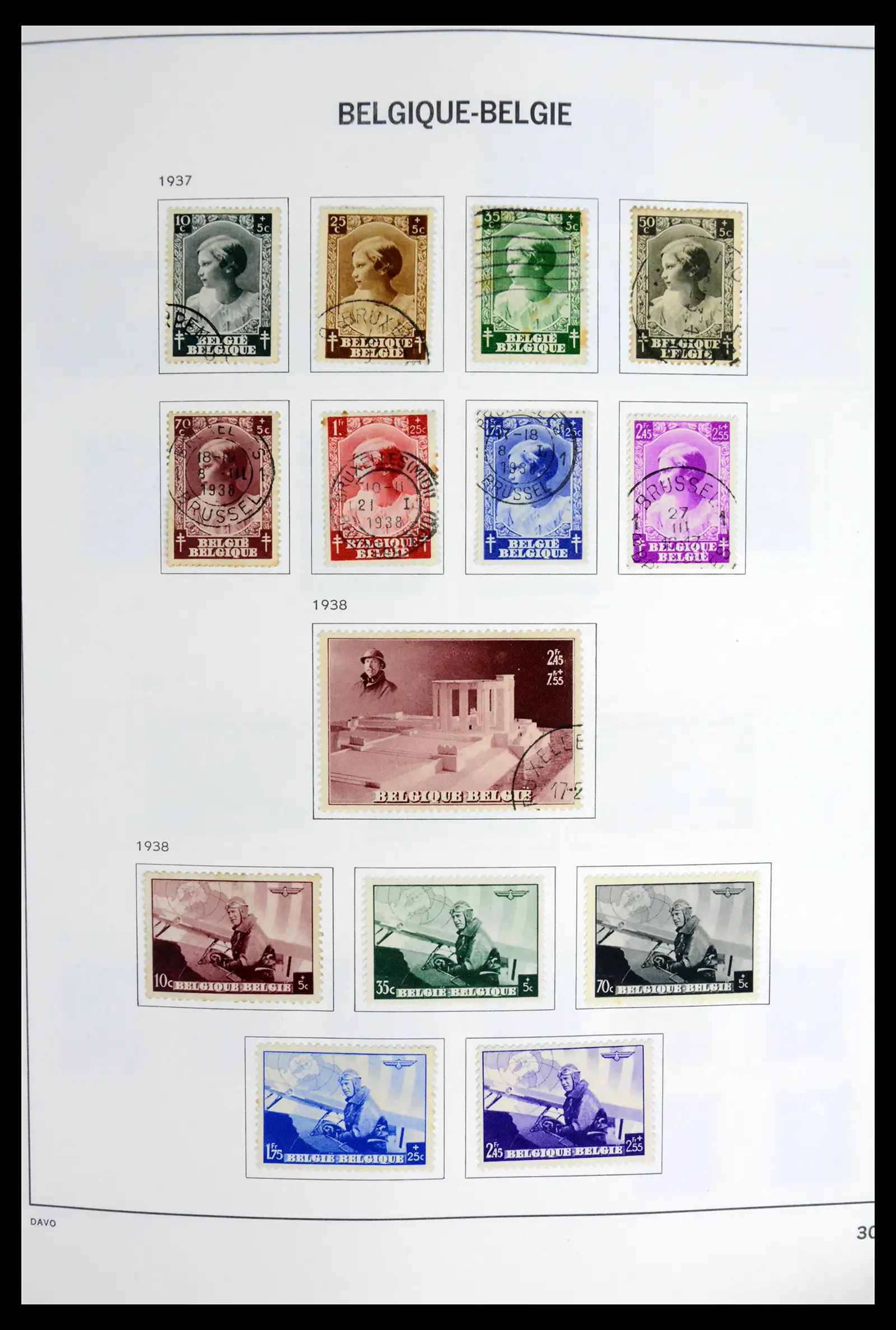 42062 0029 - Postzegelverzameling 42062 België 1849-1991.