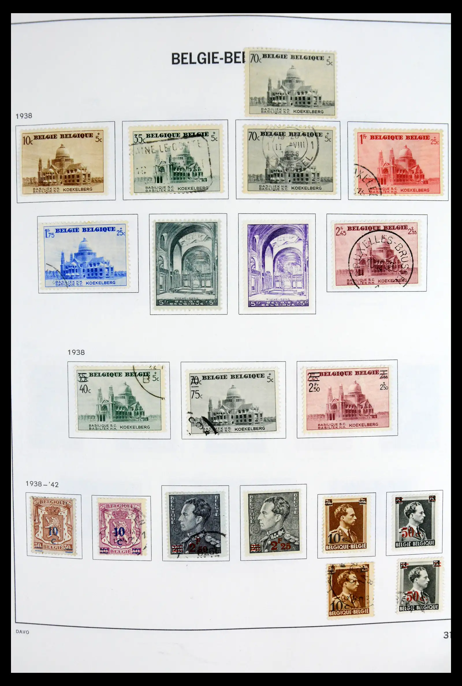 42062 0030 - Postzegelverzameling 42062 België 1849-1991.