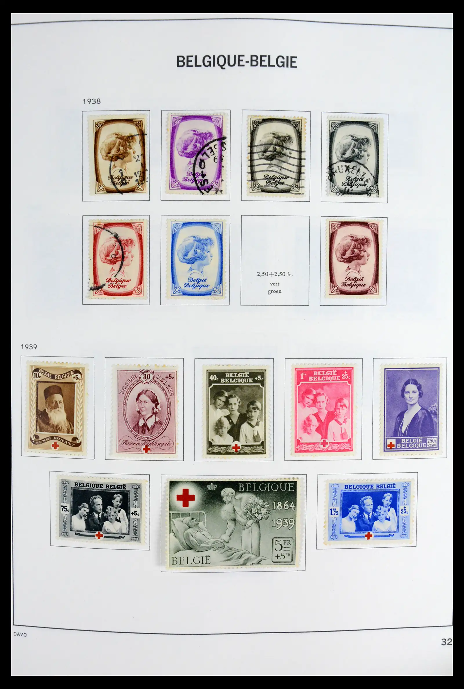 42062 0031 - Postzegelverzameling 42062 België 1849-1991.