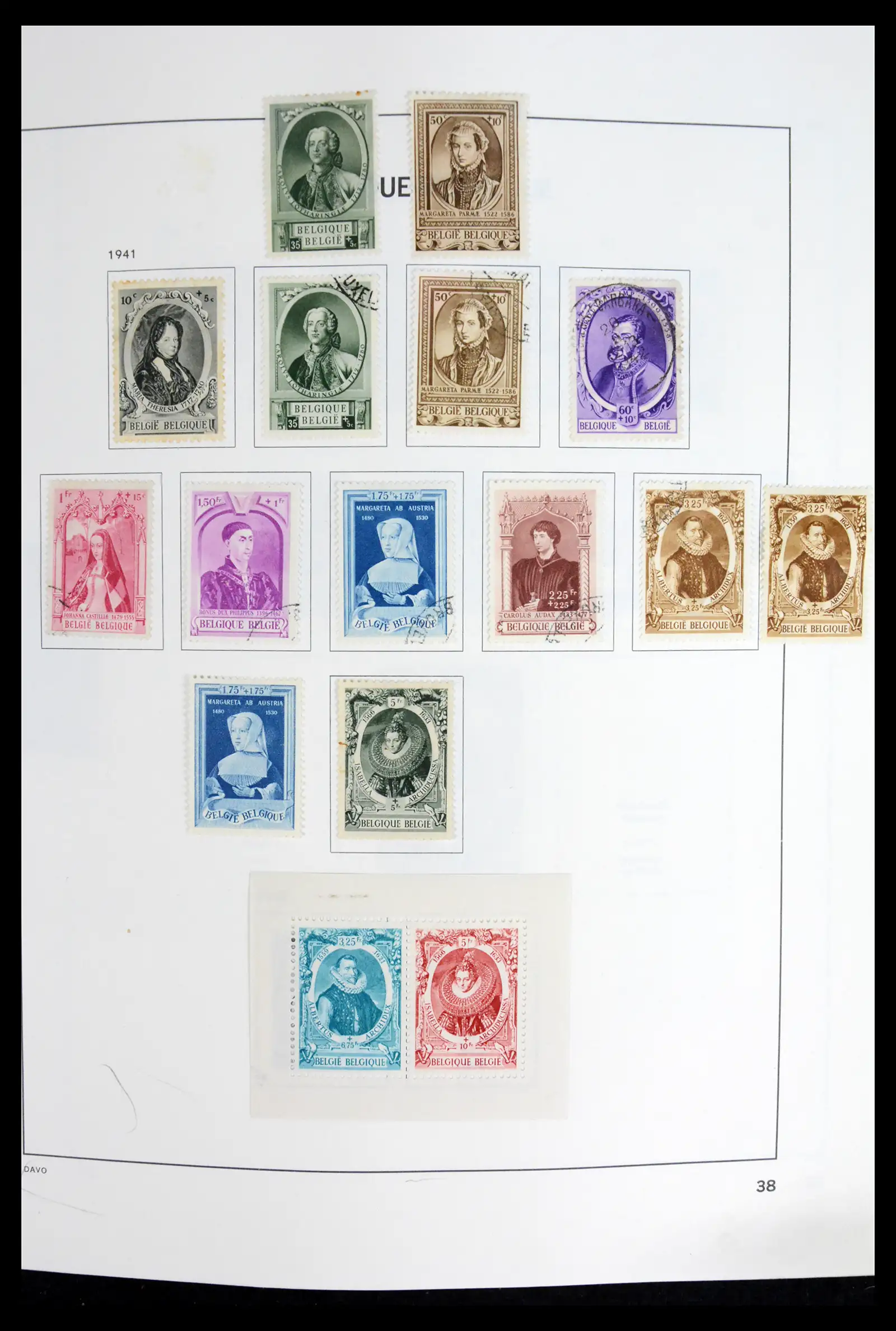 42062 0039 - Postzegelverzameling 42062 België 1849-1991.