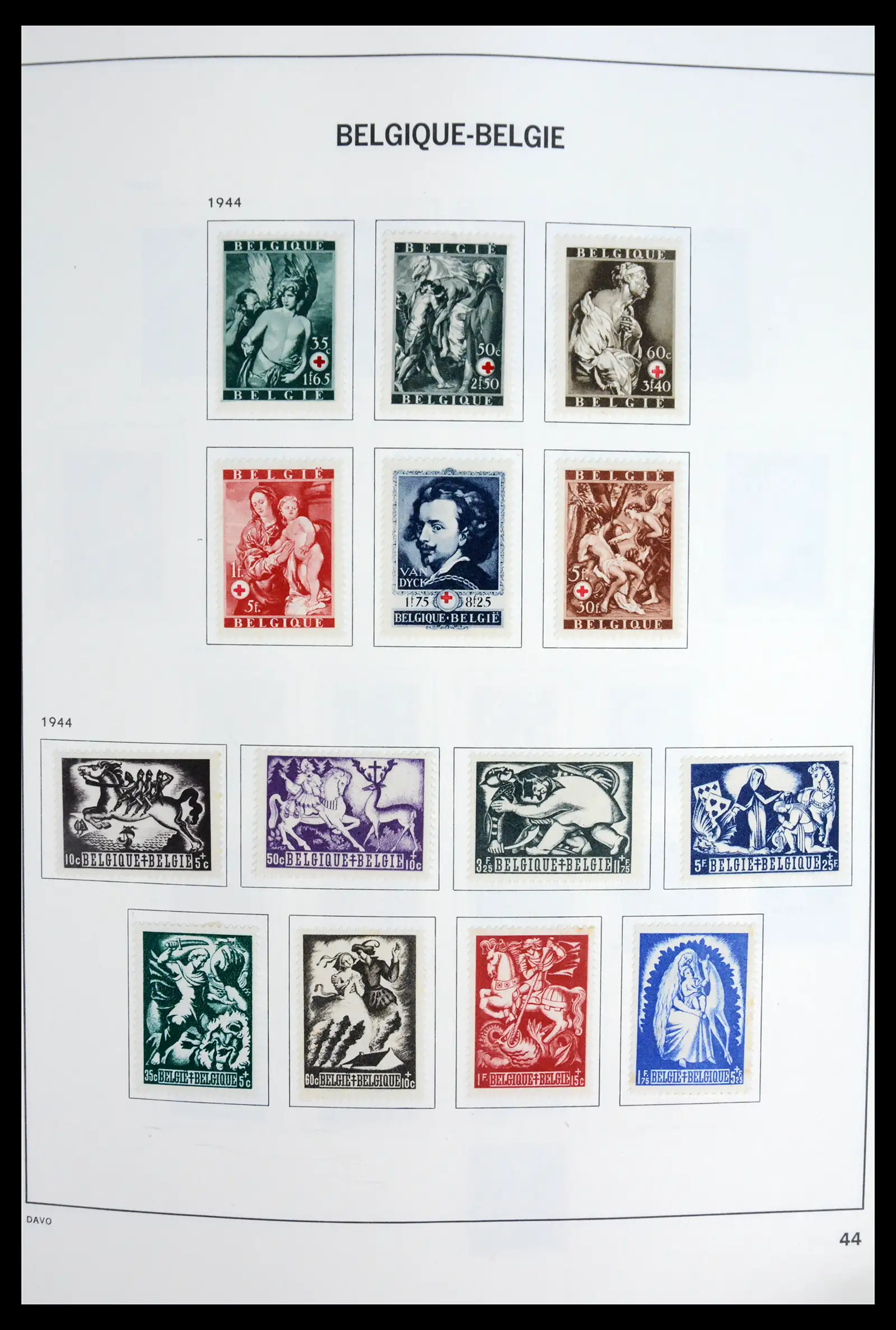 42062 0045 - Postzegelverzameling 42062 België 1849-1991.
