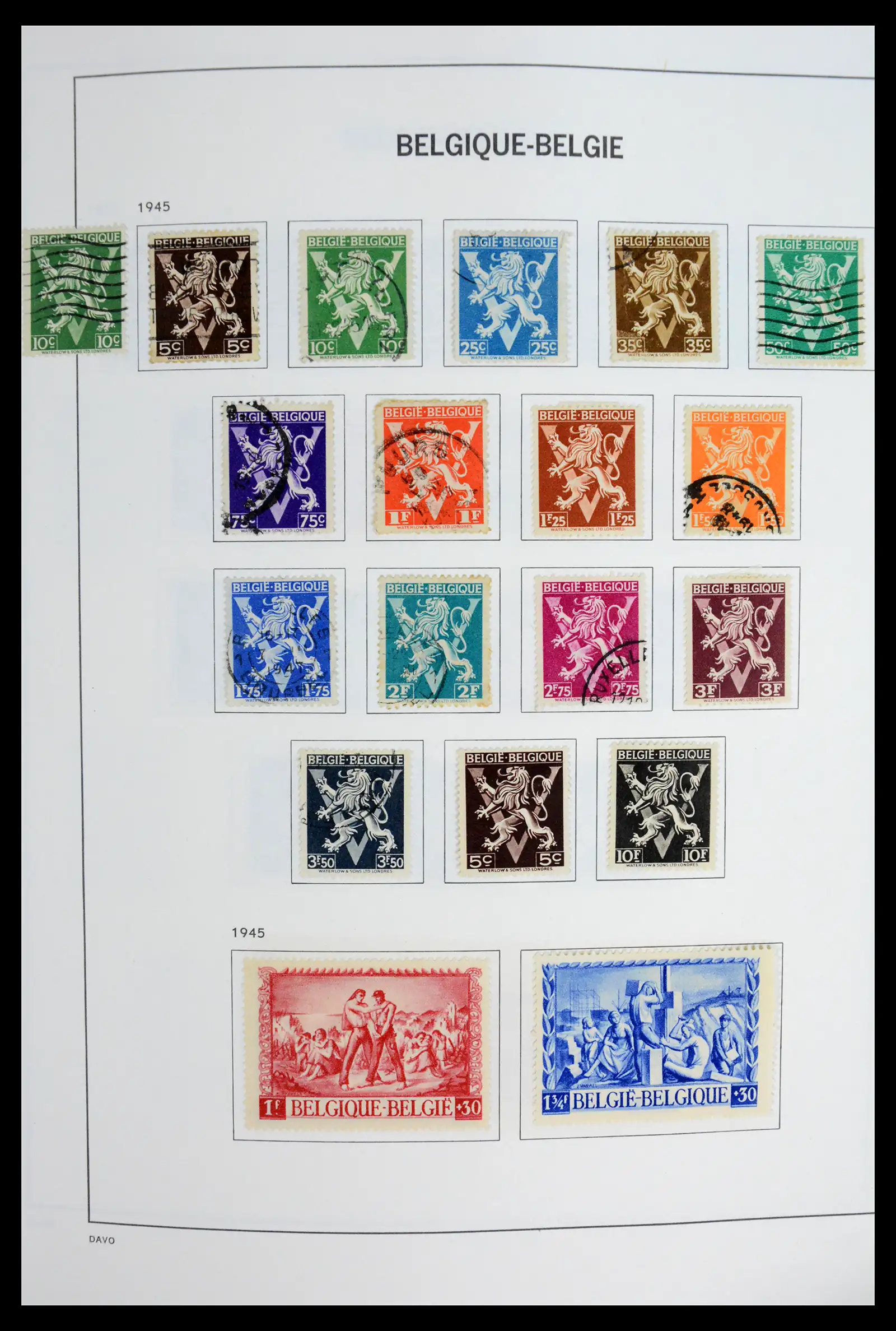 42062 0047 - Postzegelverzameling 42062 België 1849-1991.