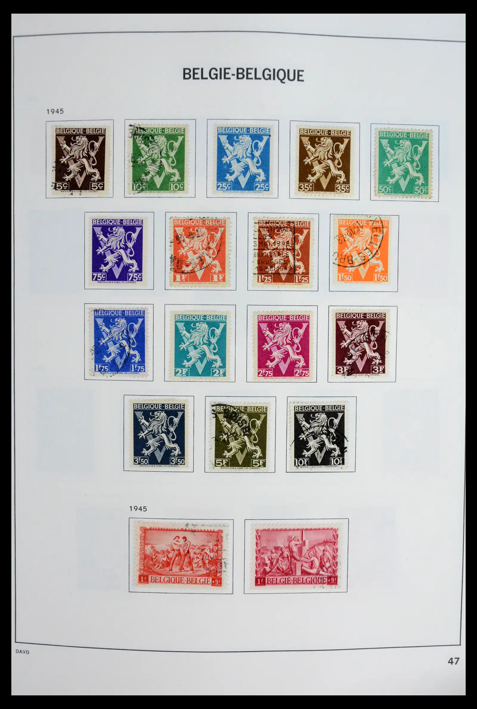 42062 0048 - Postzegelverzameling 42062 België 1849-1991.