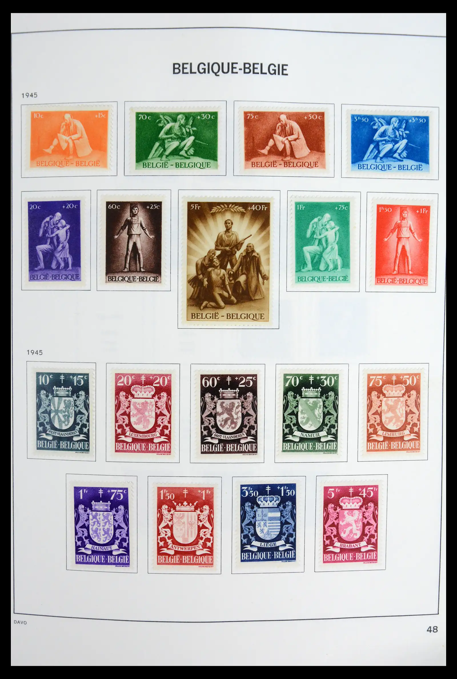 42062 0049 - Postzegelverzameling 42062 België 1849-1991.