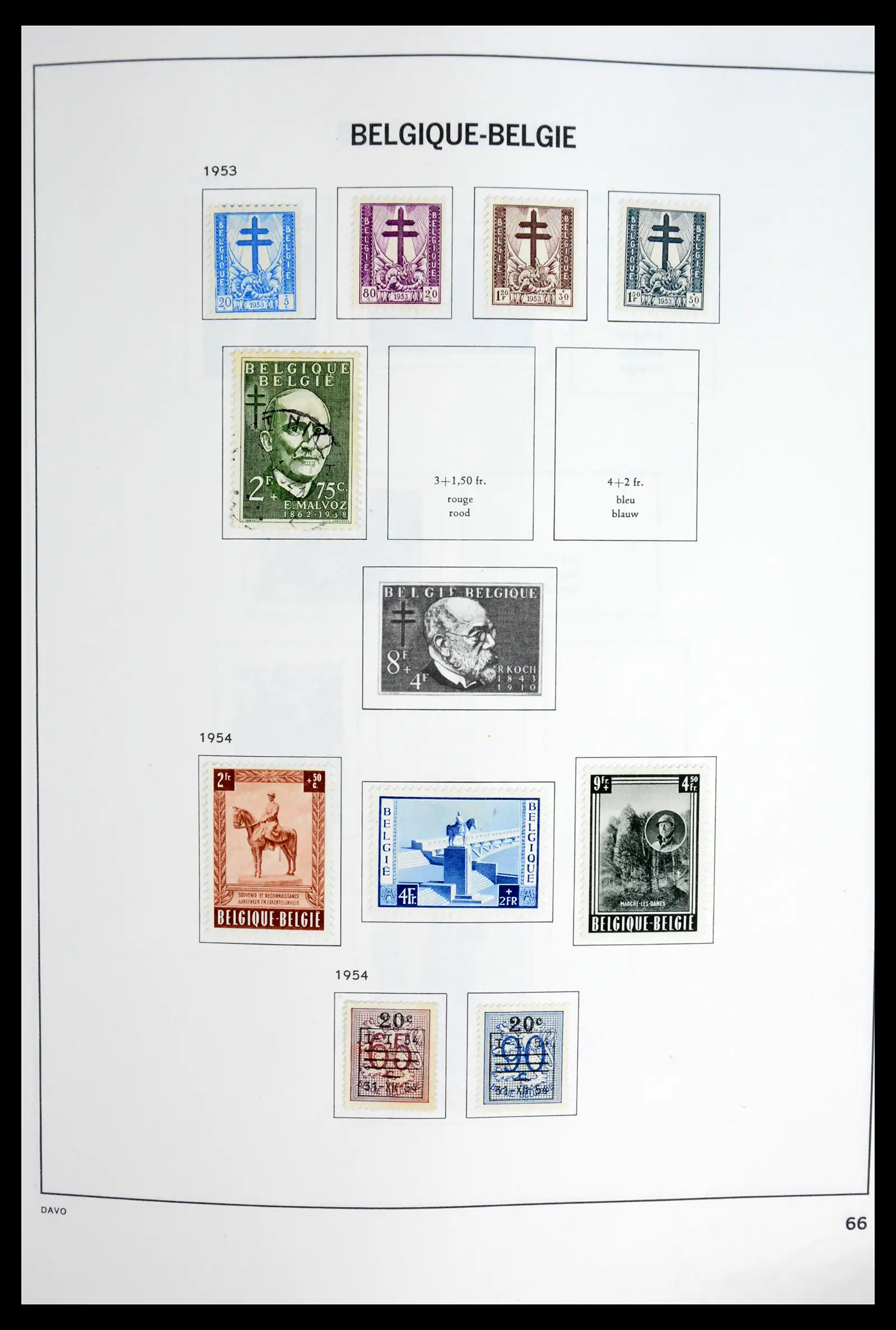 42062 0065 - Postzegelverzameling 42062 België 1849-1991.