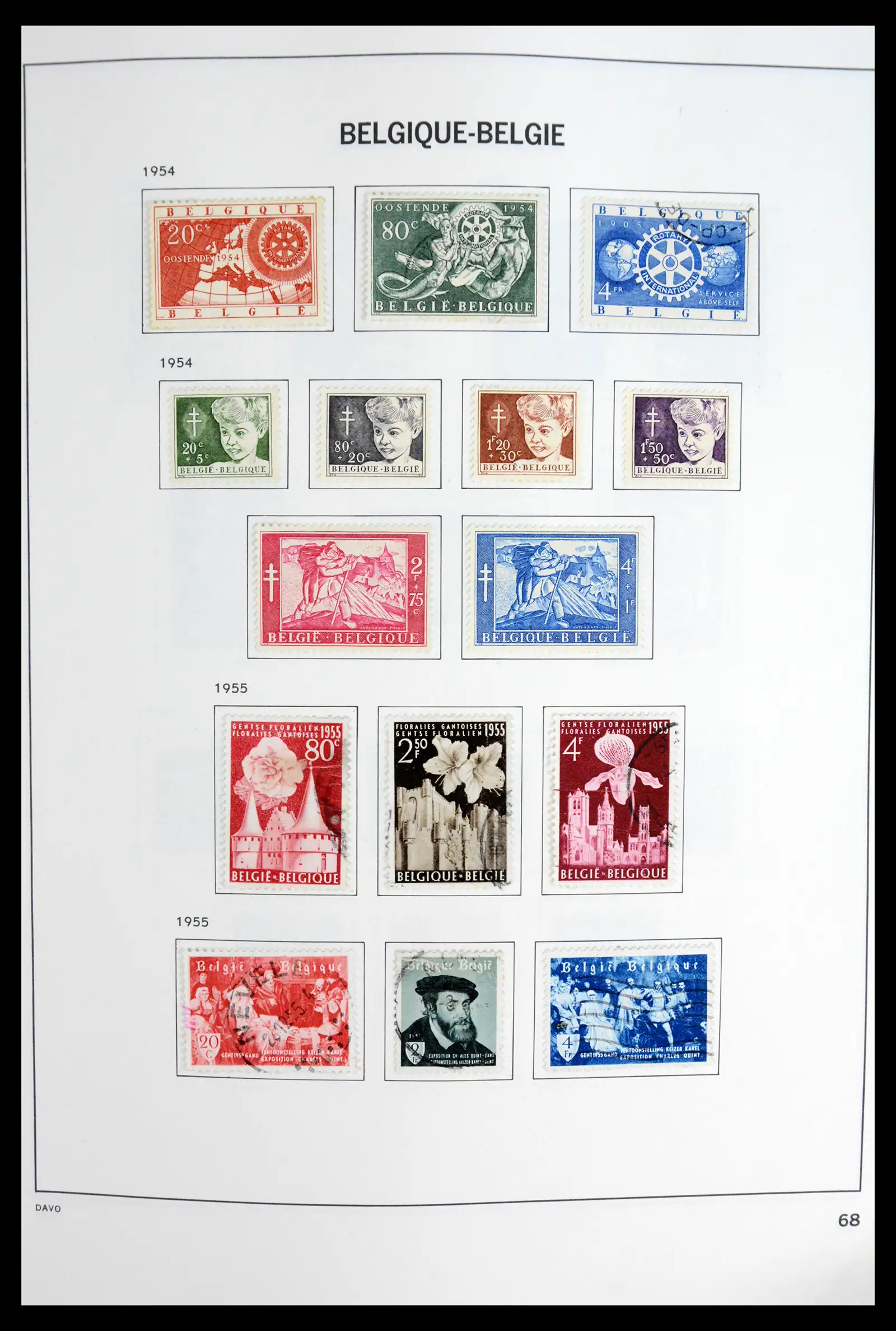 42062 0067 - Postzegelverzameling 42062 België 1849-1991.