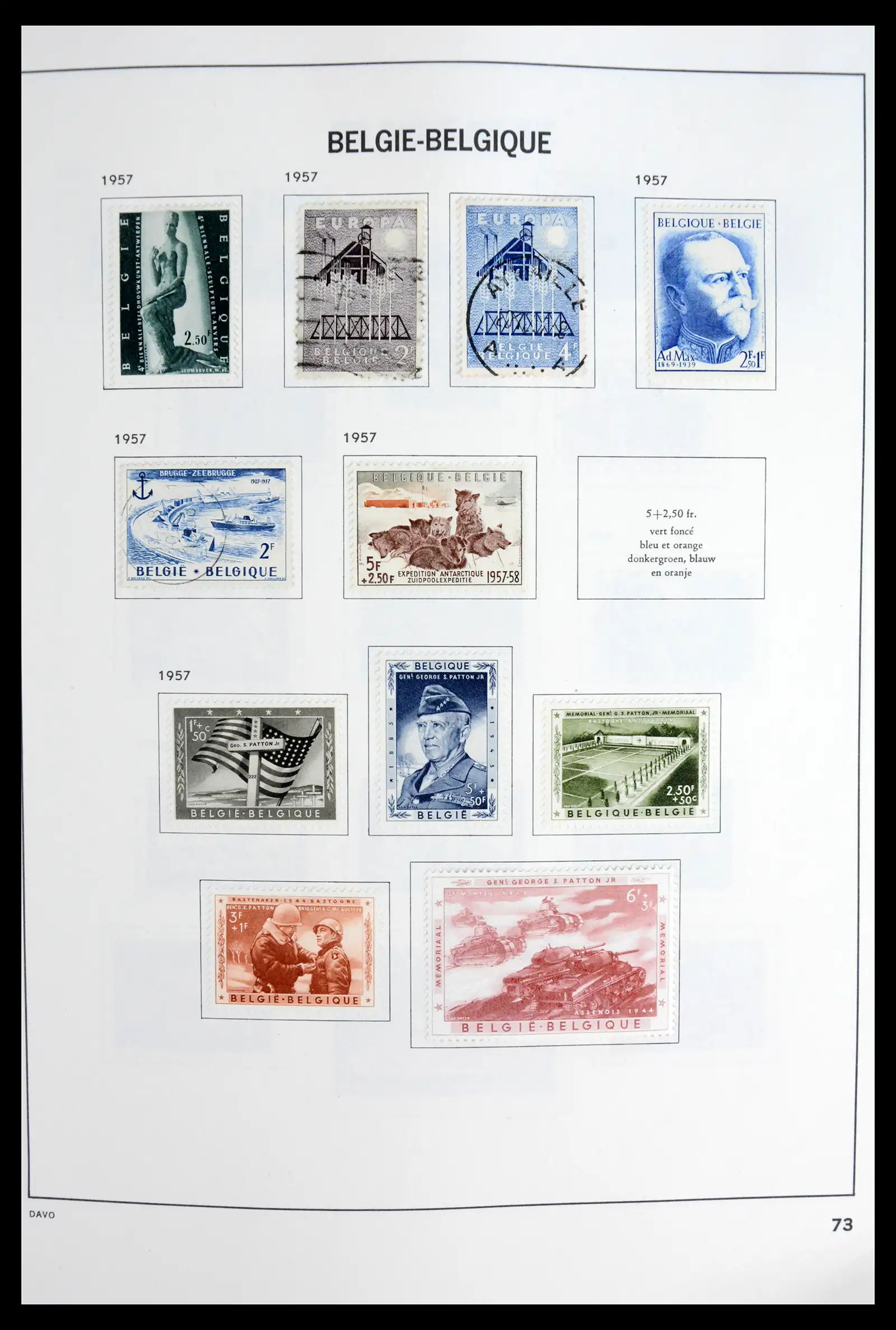 42062 0072 - Postzegelverzameling 42062 België 1849-1991.