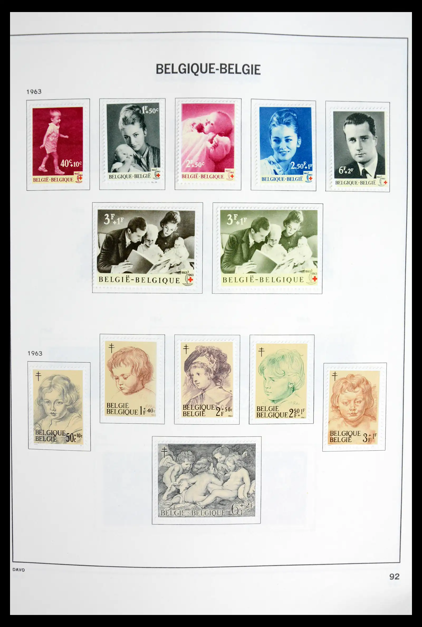 42062 0091 - Postzegelverzameling 42062 België 1849-1991.