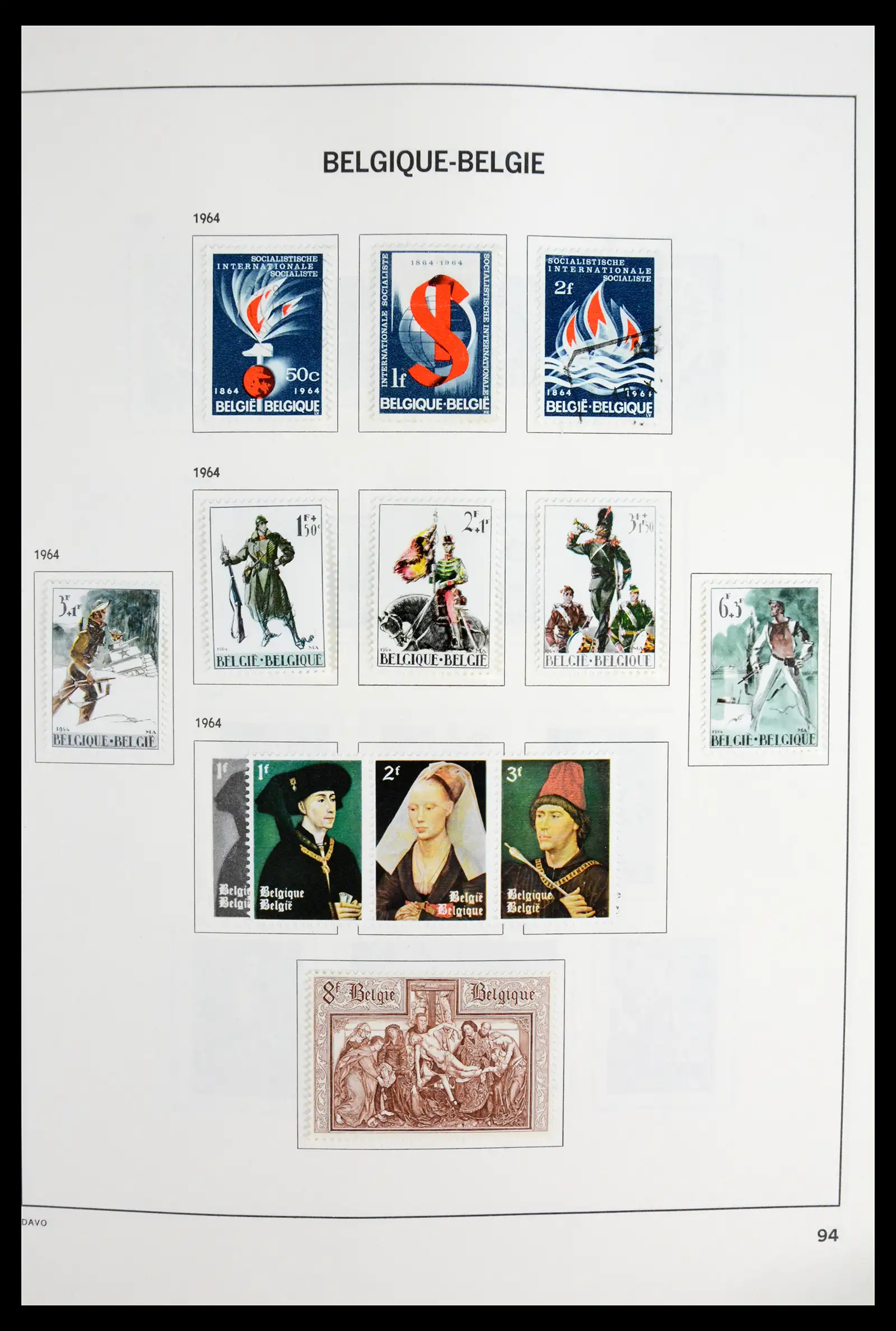 42062 0093 - Postzegelverzameling 42062 België 1849-1991.