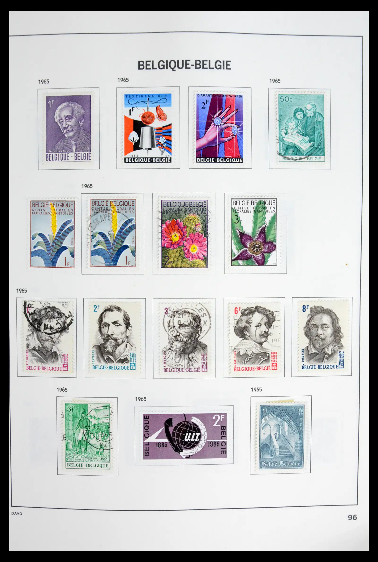 42062 0095 - Postzegelverzameling 42062 België 1849-1991.