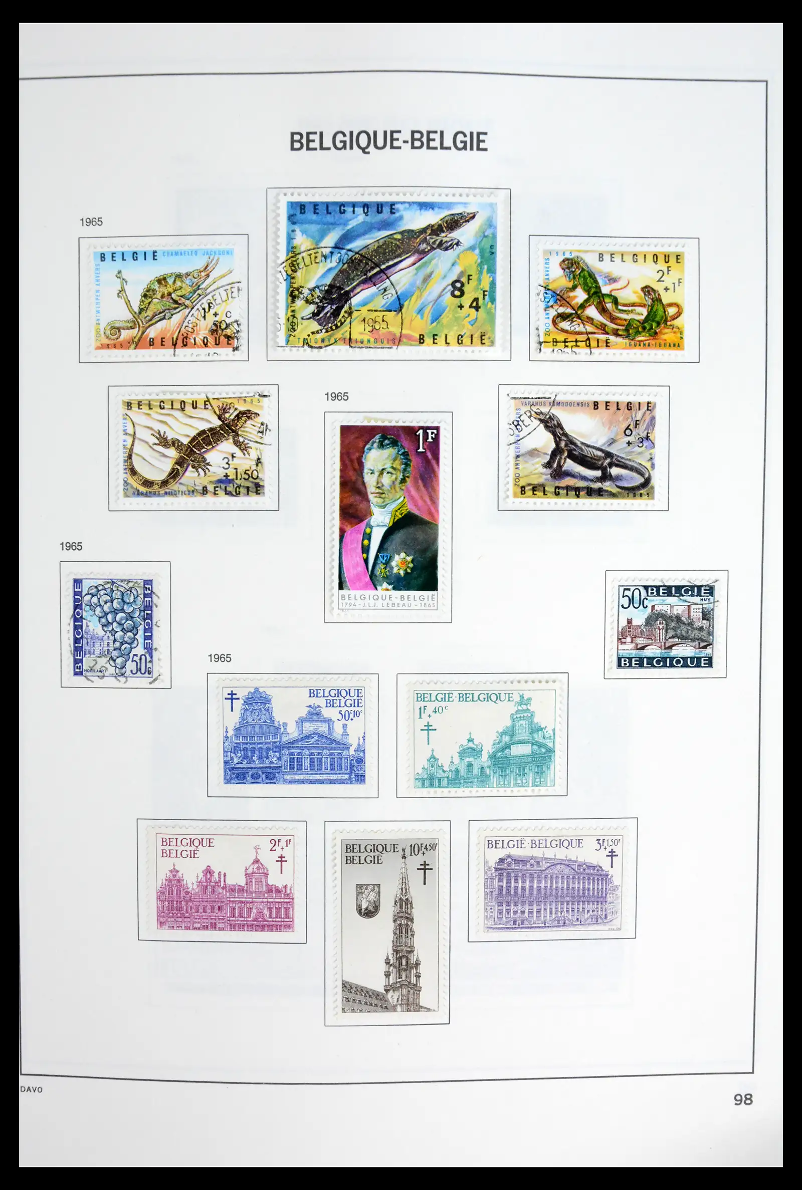 42062 0097 - Postzegelverzameling 42062 België 1849-1991.