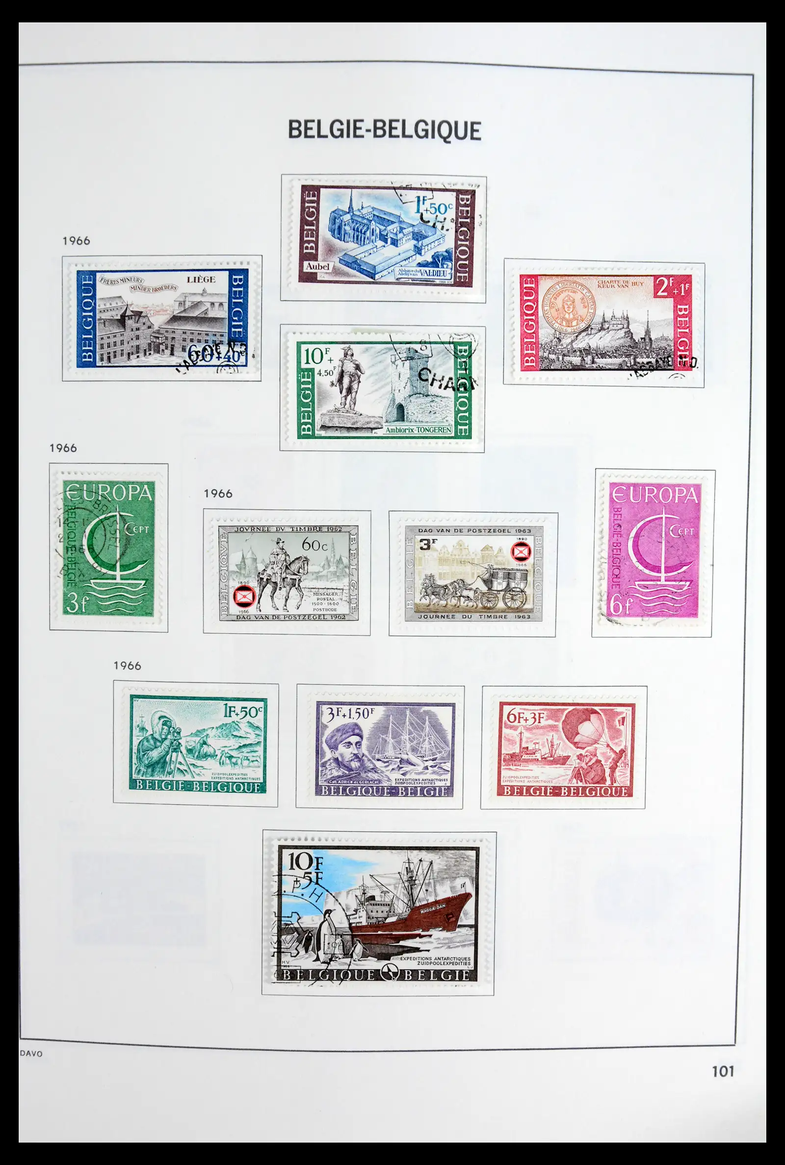 42062 0100 - Postzegelverzameling 42062 België 1849-1991.
