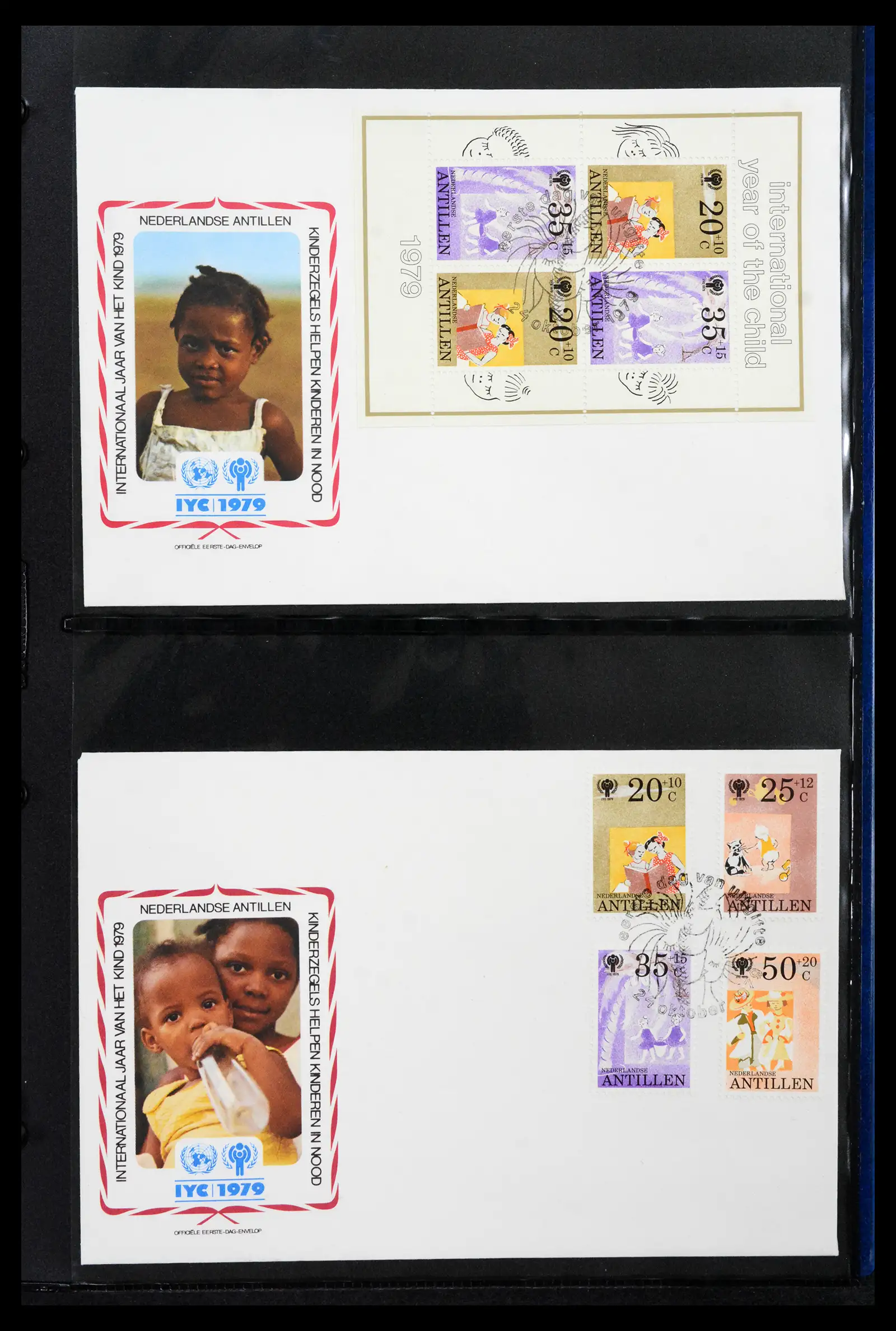 42063 0011 - Stamp collection 42063 Thematics Year of the Child 1979