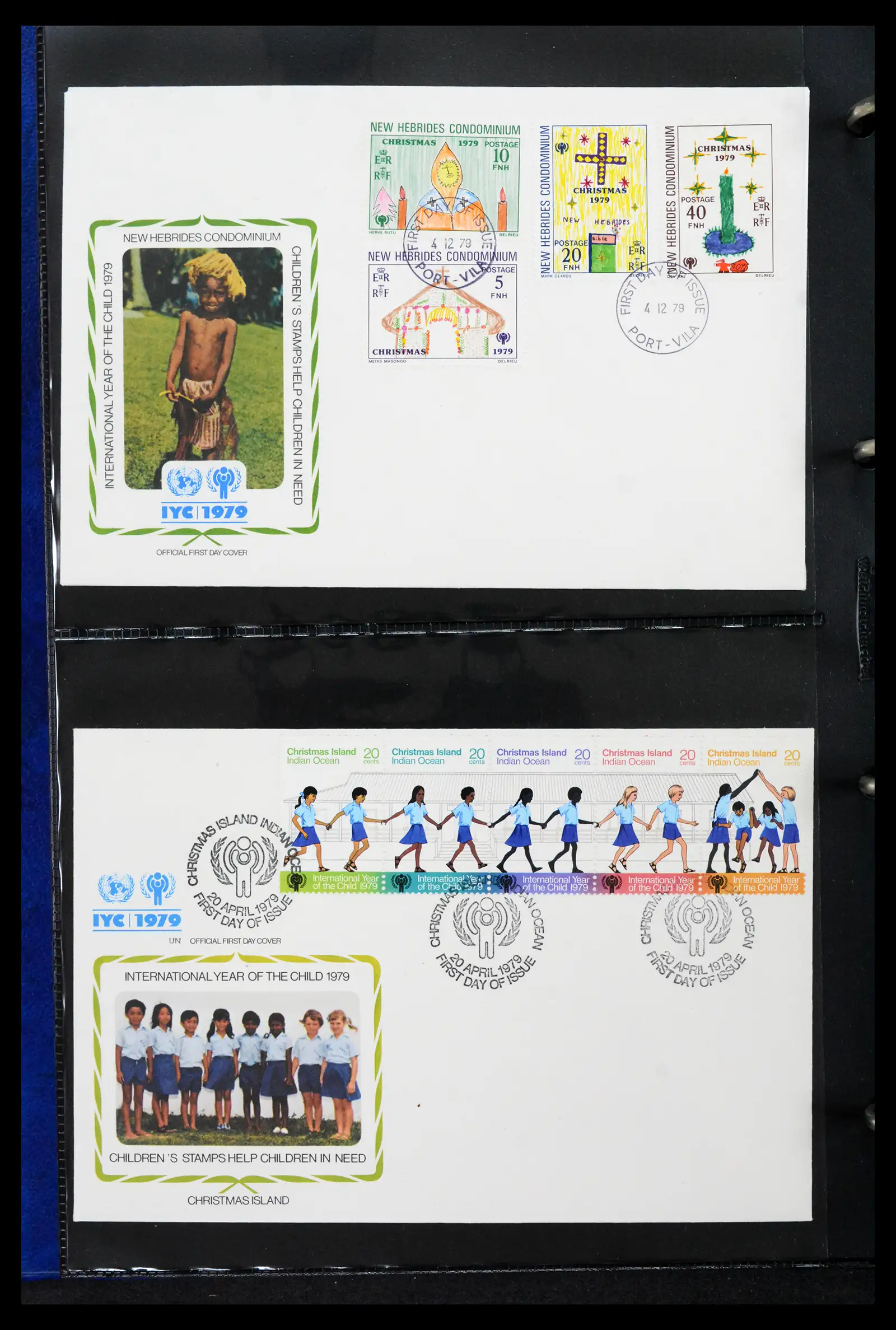 42063 0016 - Stamp collection 42063 Thematics Year of the Child 1979