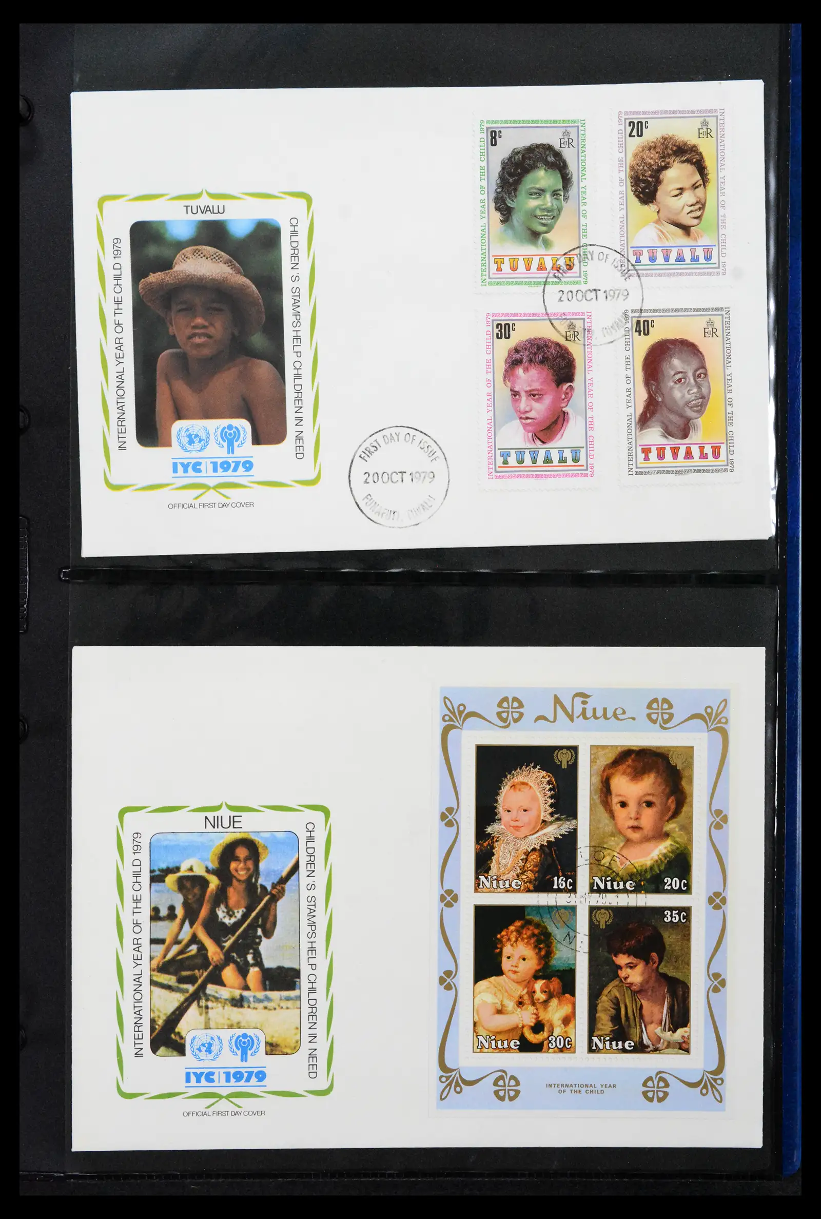 42063 0017 - Stamp collection 42063 Thematics Year of the Child 1979