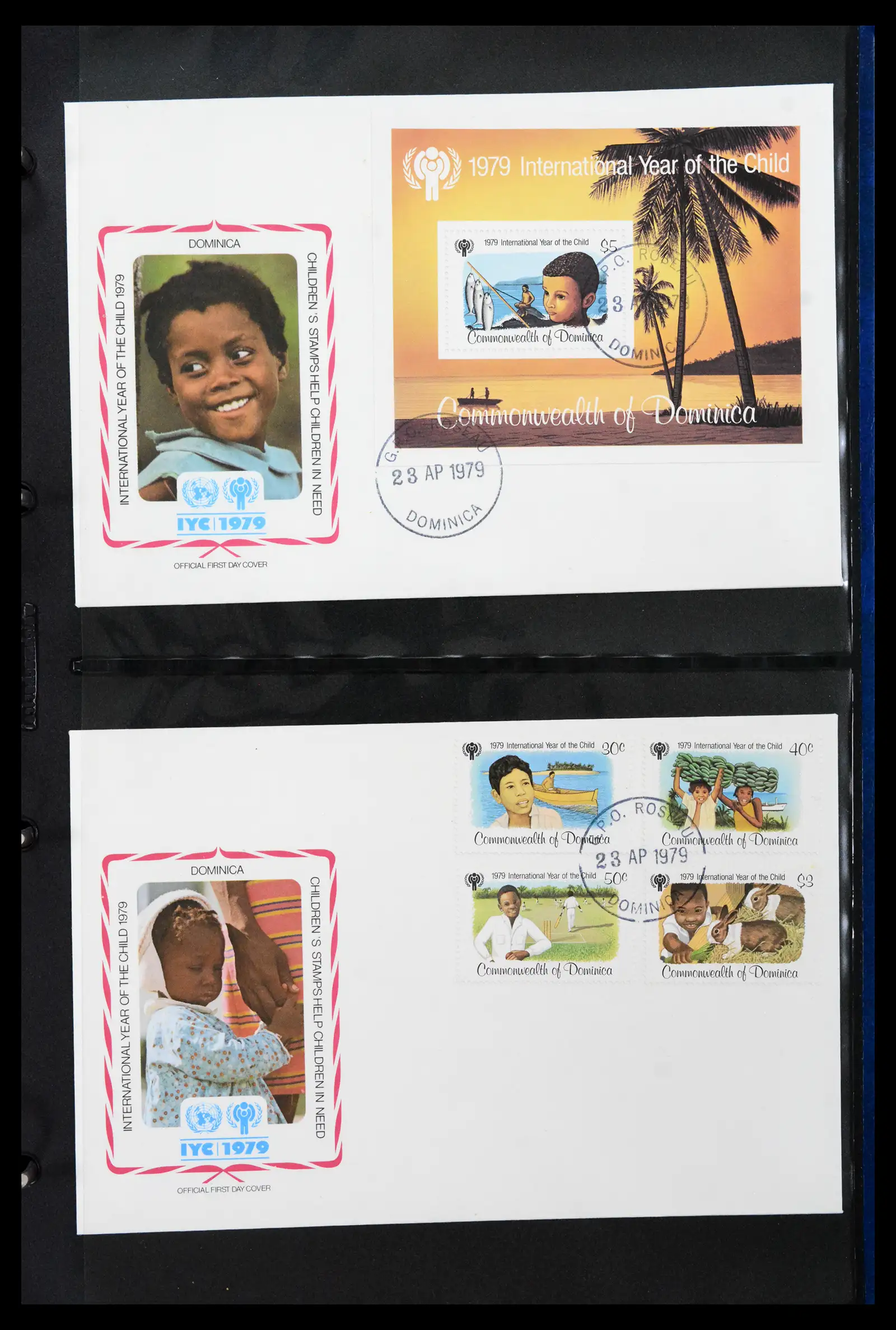 42063 0019 - Stamp collection 42063 Thematics Year of the Child 1979