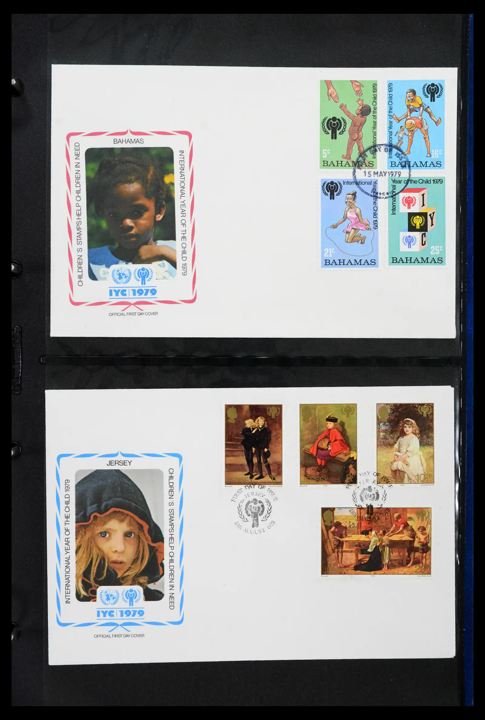 42063 0021 - Stamp collection 42063 Thematics Year of the Child 1979