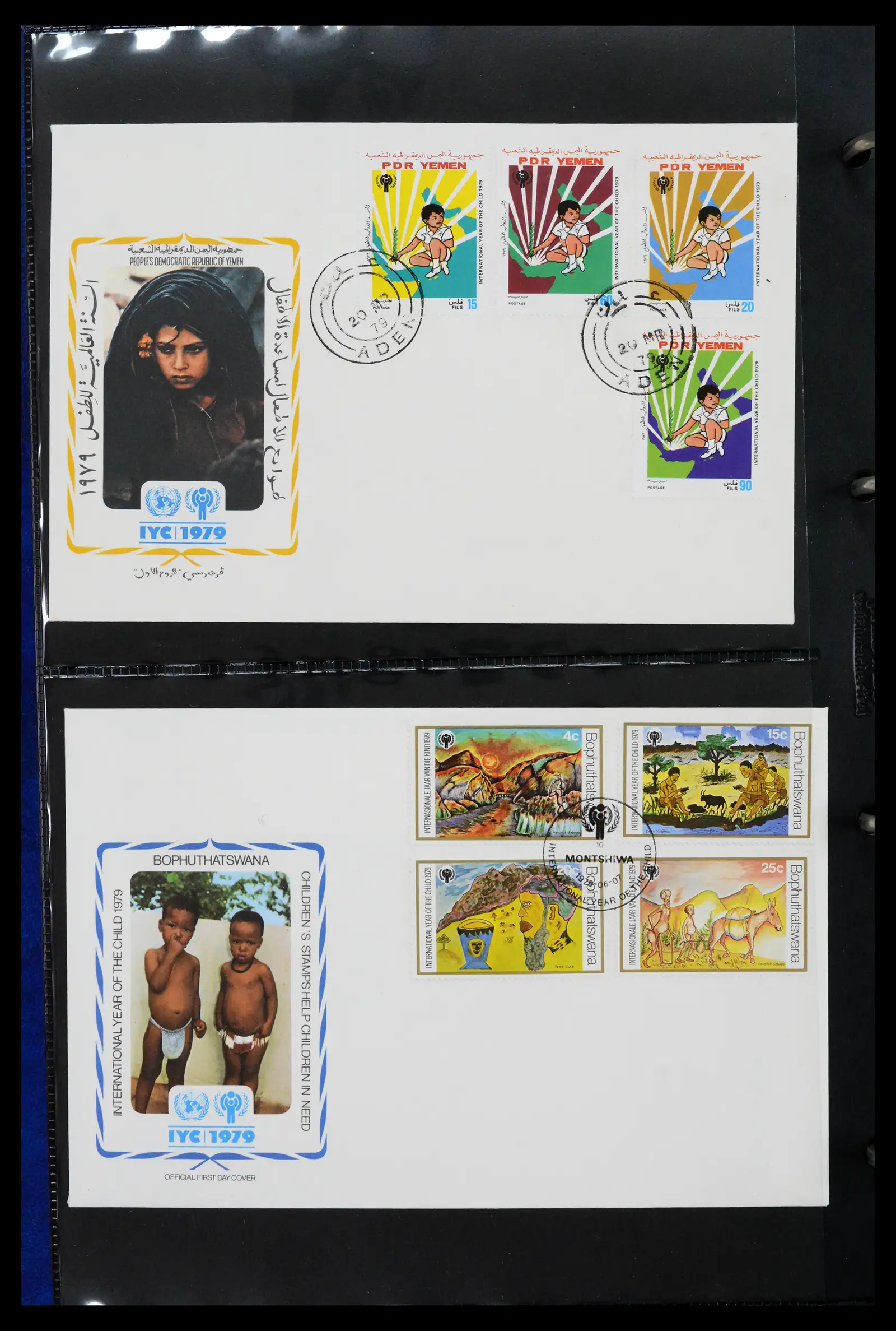 42063 0022 - Stamp collection 42063 Thematics Year of the Child 1979