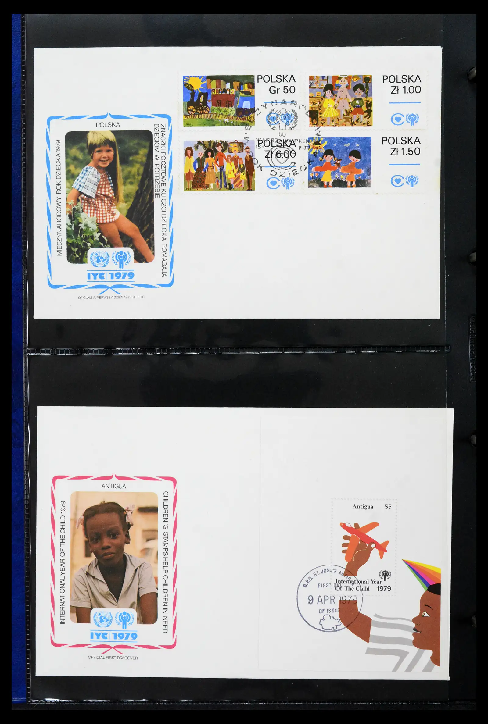 42063 0024 - Stamp collection 42063 Thematics Year of the Child 1979