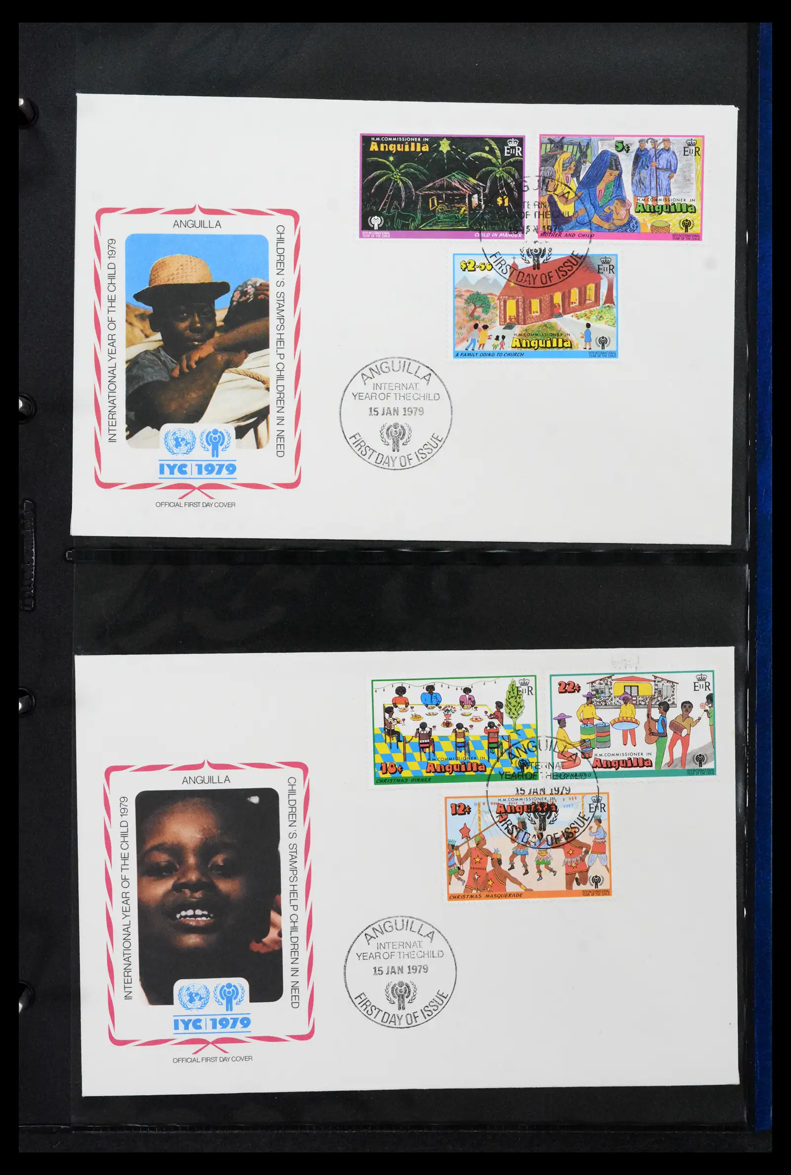 42063 0025 - Stamp collection 42063 Thematics Year of the Child 1979