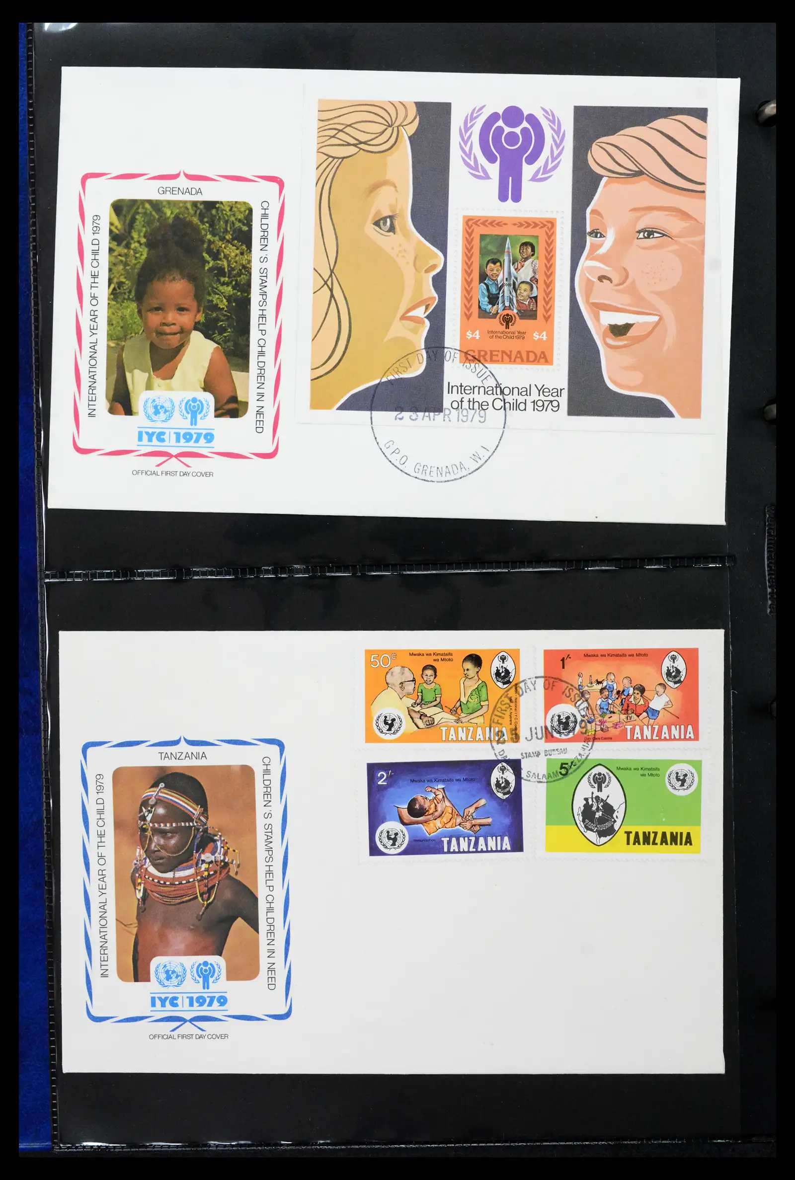 42063 0026 - Stamp collection 42063 Thematics Year of the Child 1979