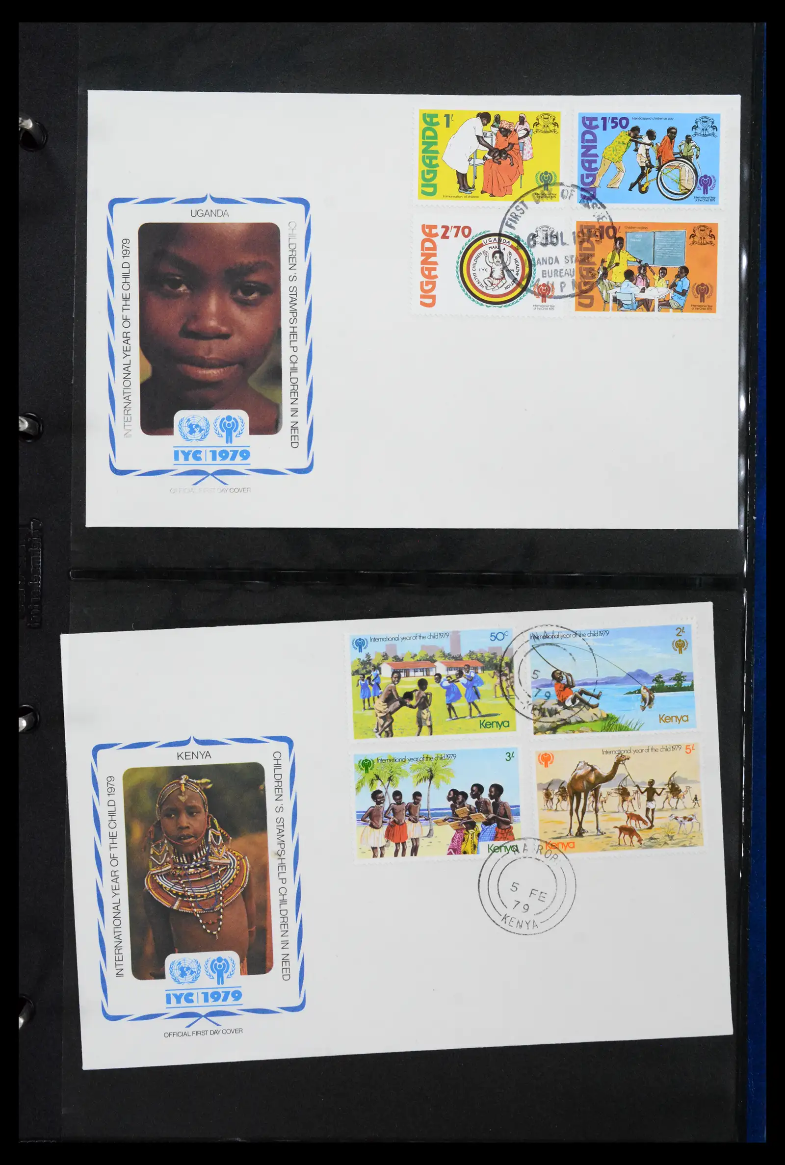 42063 0027 - Stamp collection 42063 Thematics Year of the Child 1979