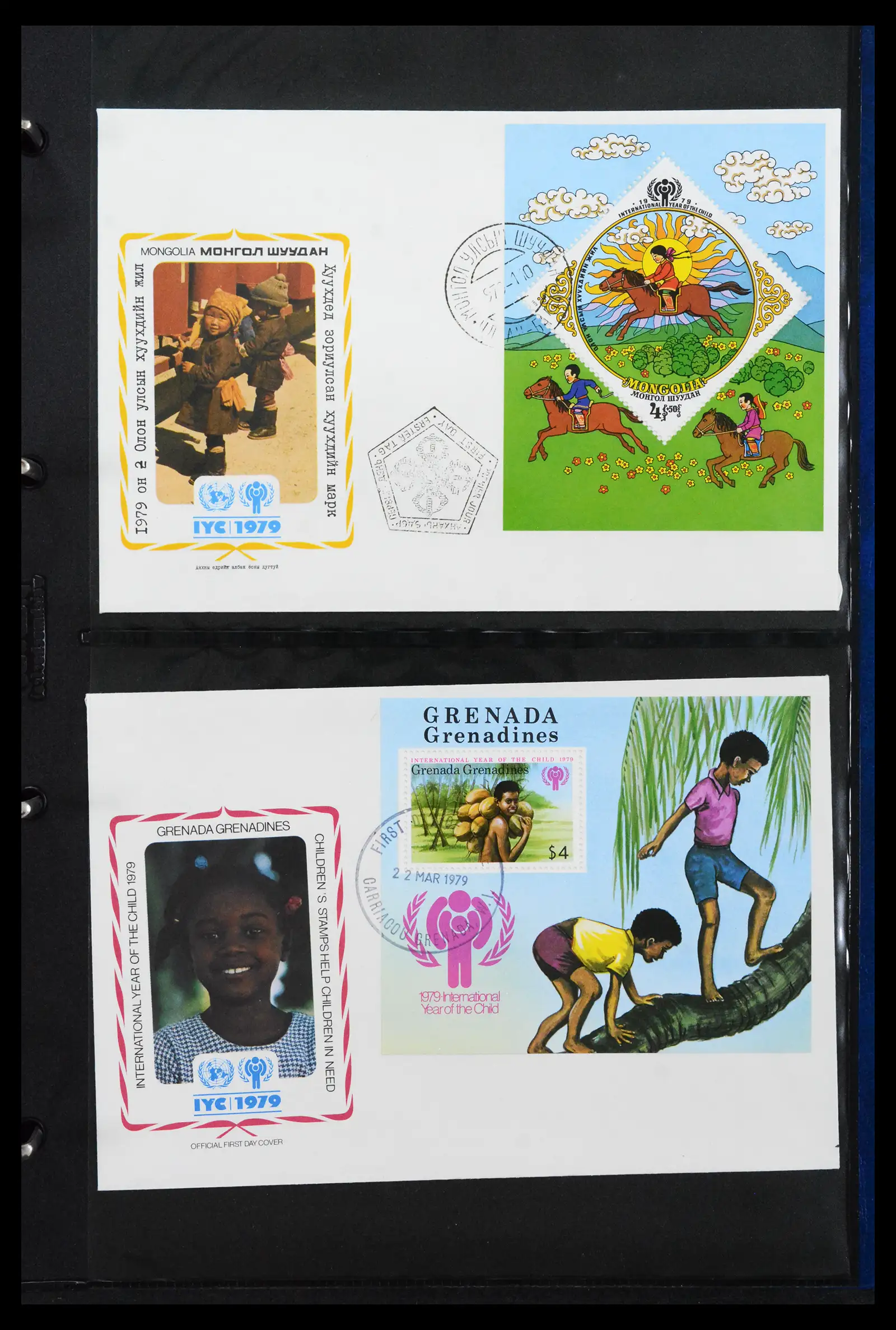 42063 0029 - Stamp collection 42063 Thematics Year of the Child 1979